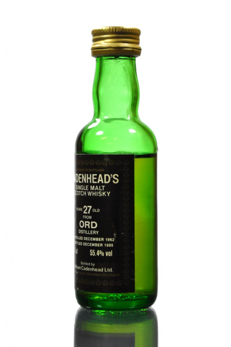 Ord 1962 - 27 Year Old - Cadenhead Miniature
