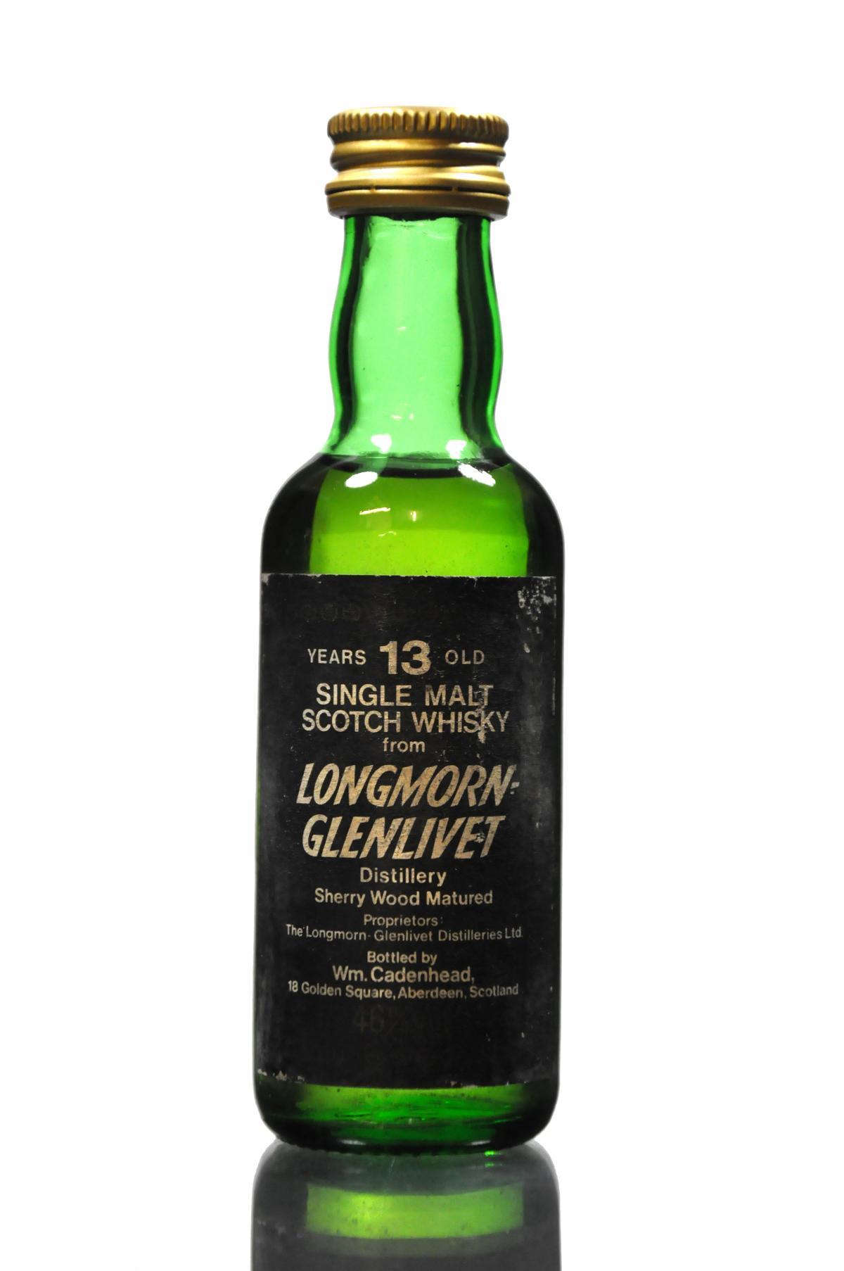 Longmorn-Glenlivet 13 Year Old - Cadenhead Miniature