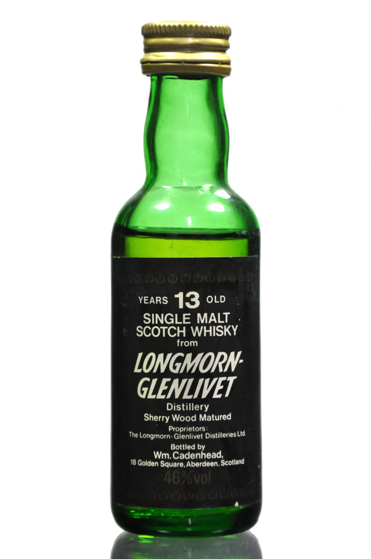 Longmorn-Glenlivet 13 Year Old - Cadenhead Miniature