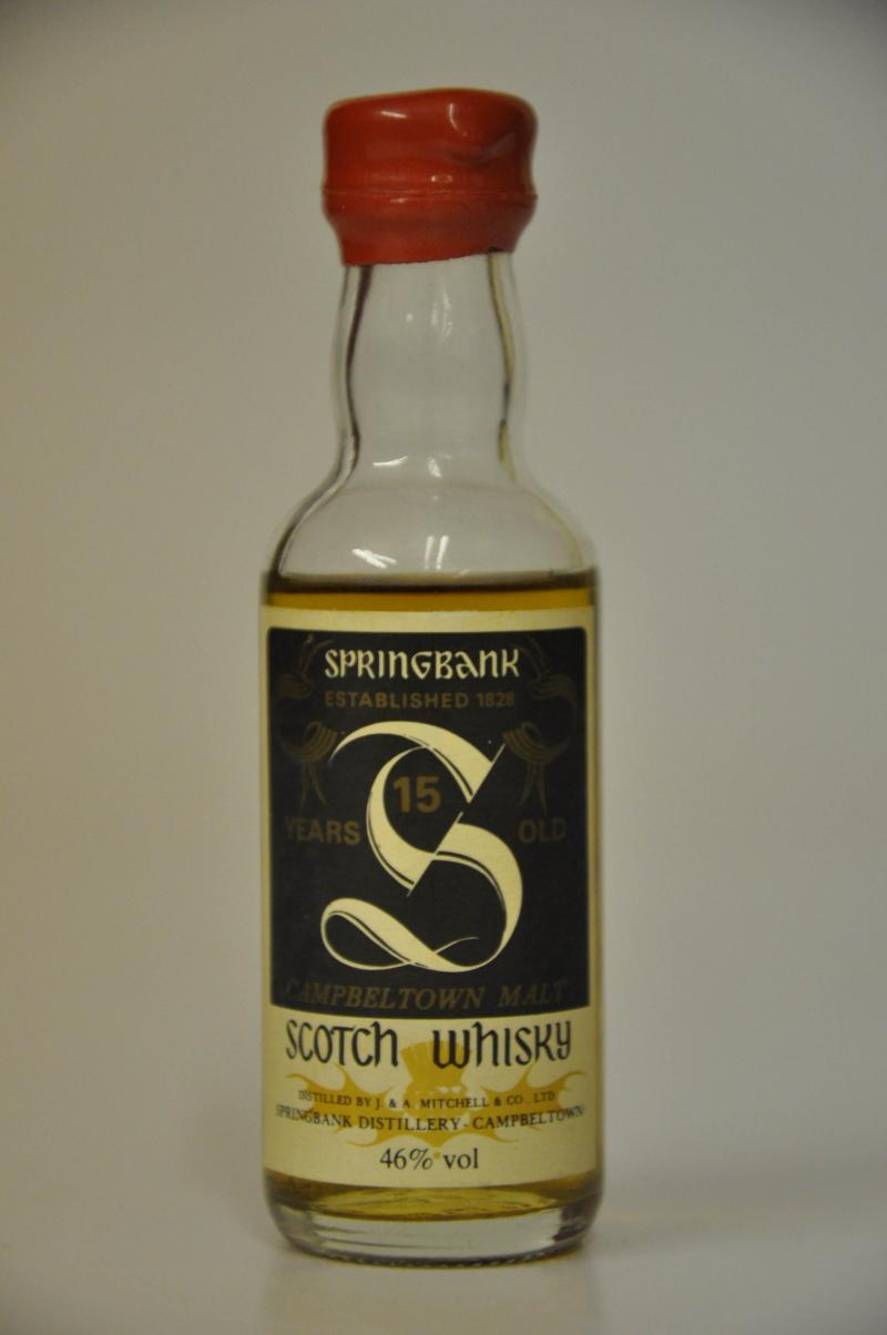 Springbank 15 Year Old Miniature