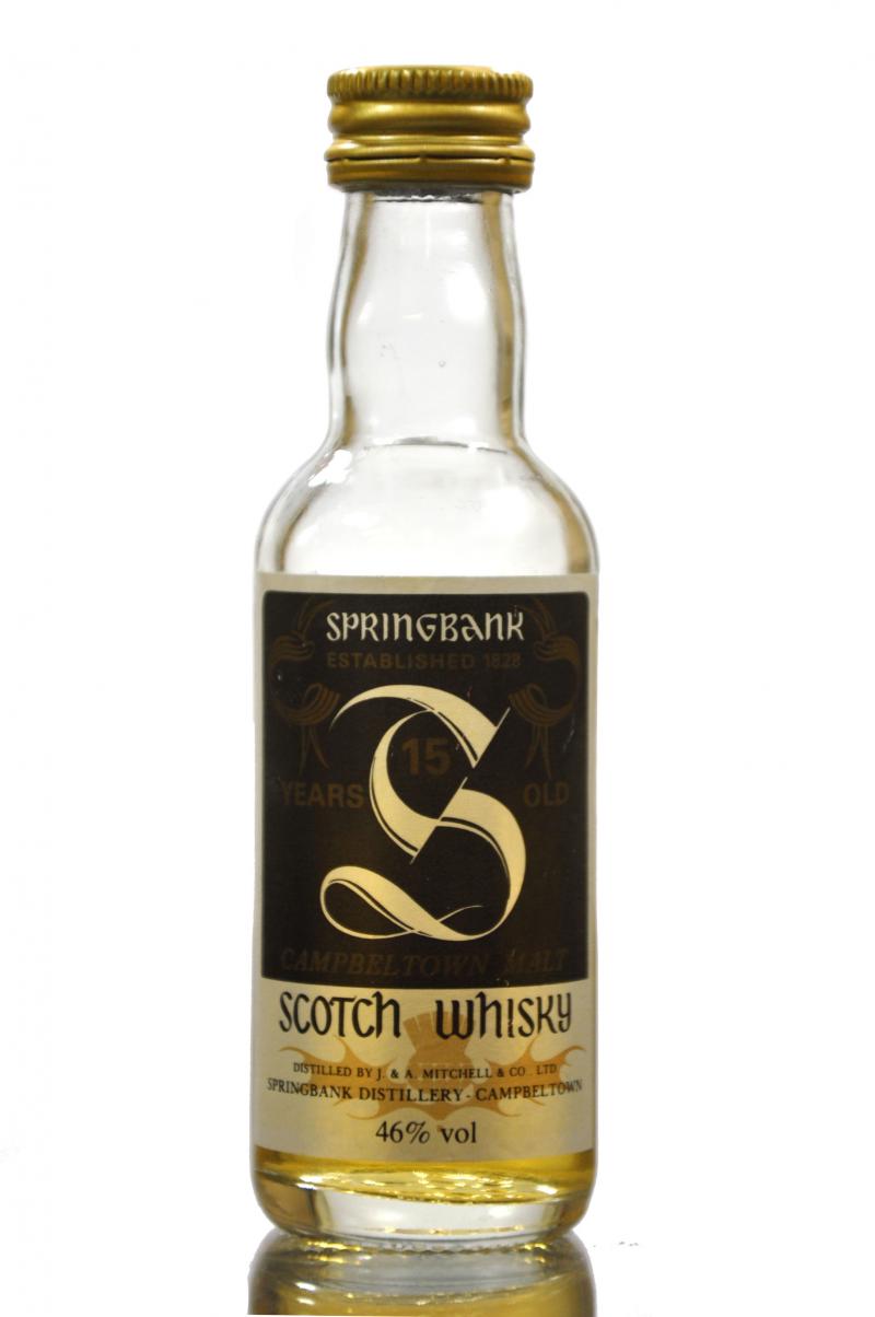 Springbank 15 Year Old Miniature