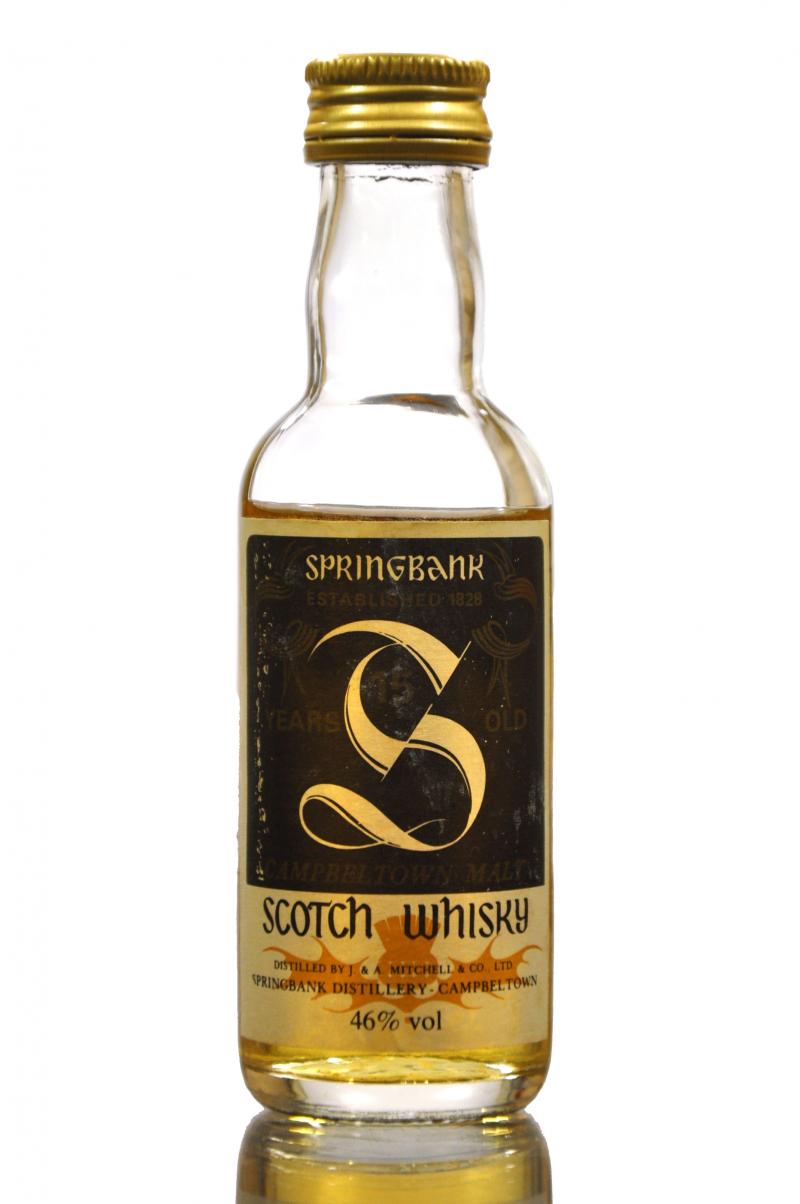 Springbank 15 Year Old Miniature