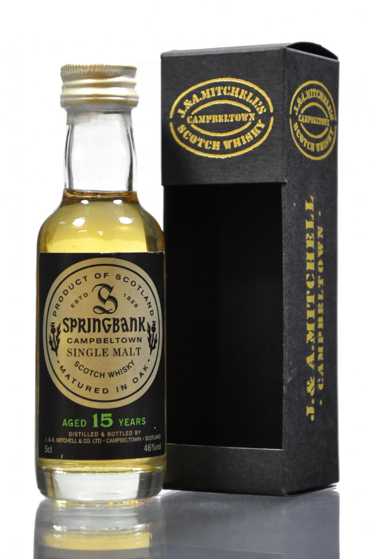 Springbank 15 Year Old Miniature