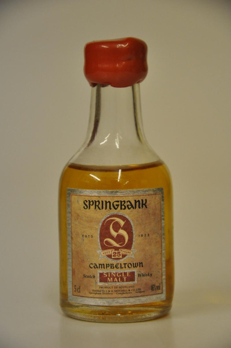 Springbank 25 Year Old Miniature