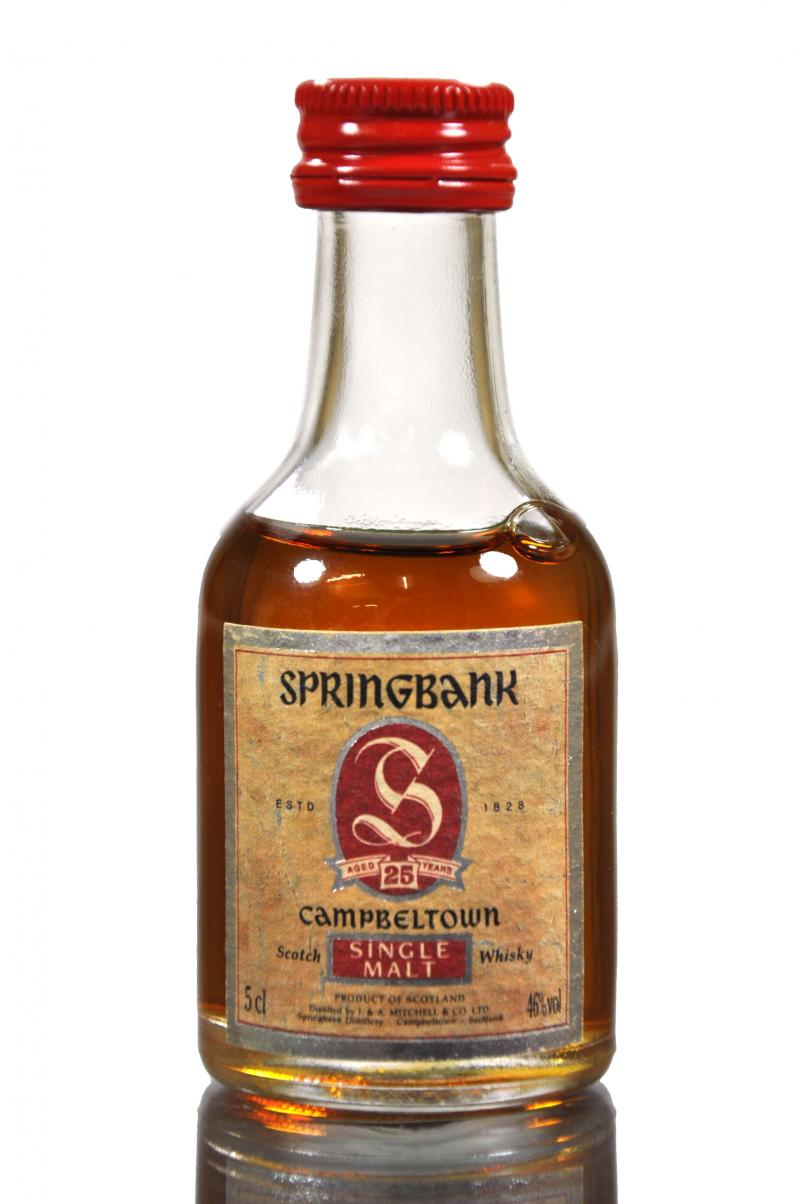 Springbank 25 Year Old Miniature