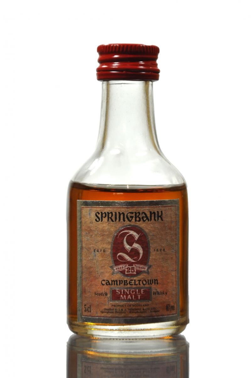 Springbank 25 Year Old Miniature