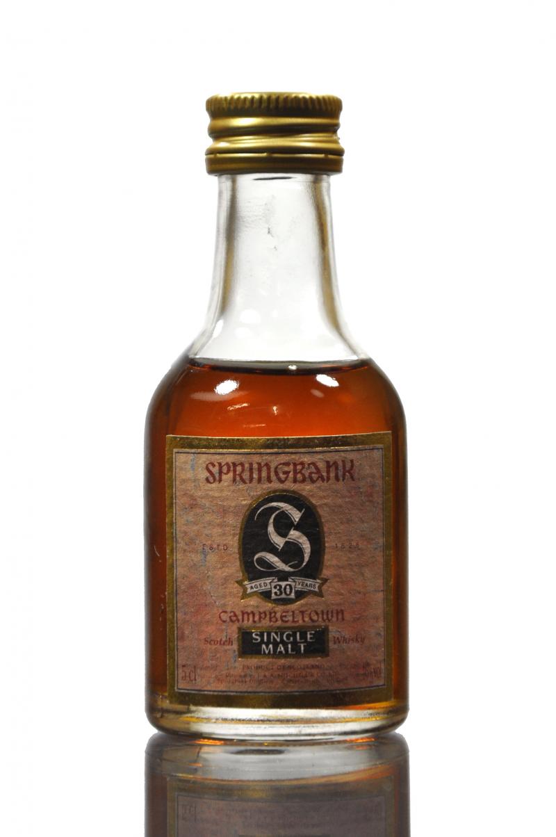 Springbank 30 Year Old Miniature