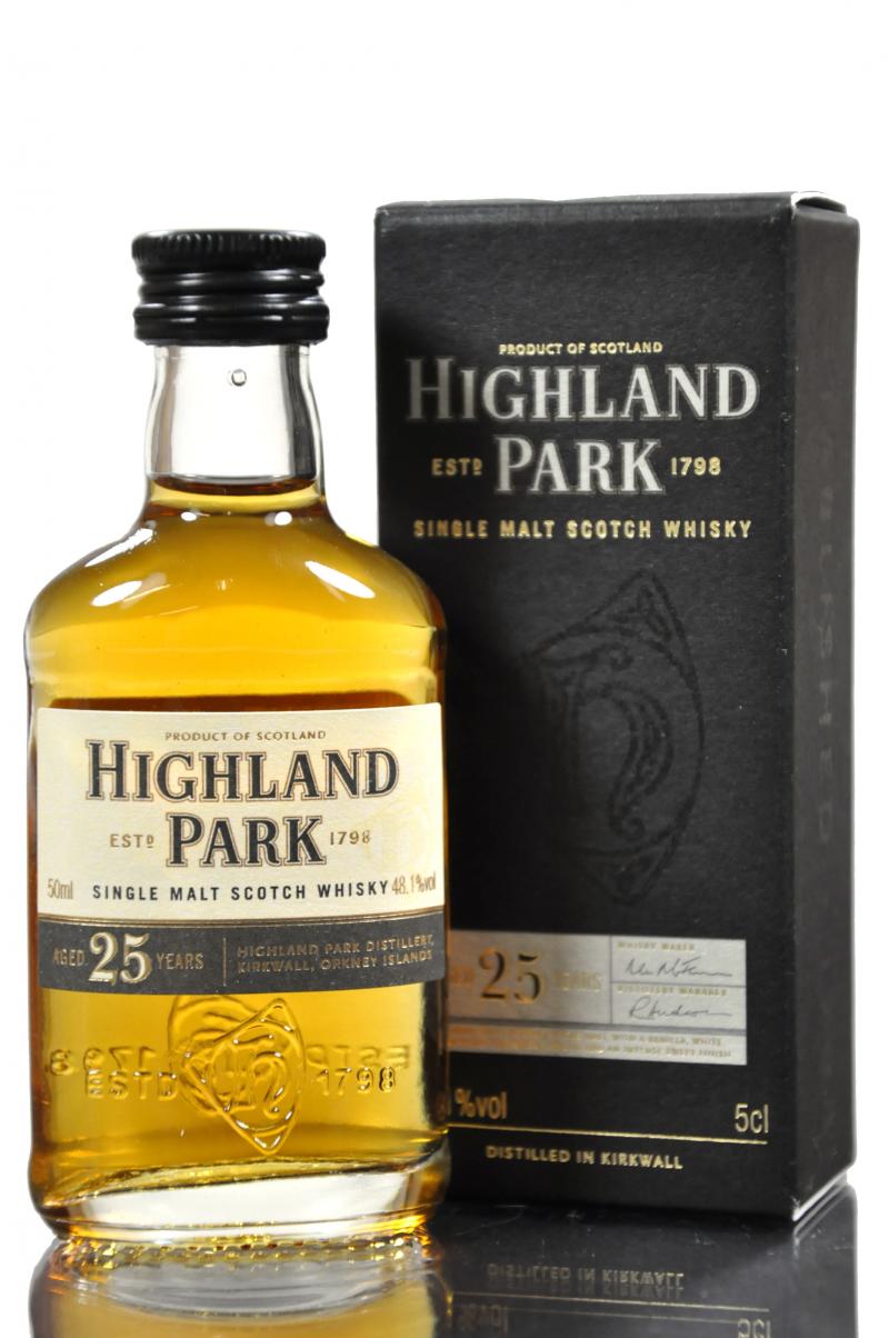 Highland Park 25 Year Old Miniature