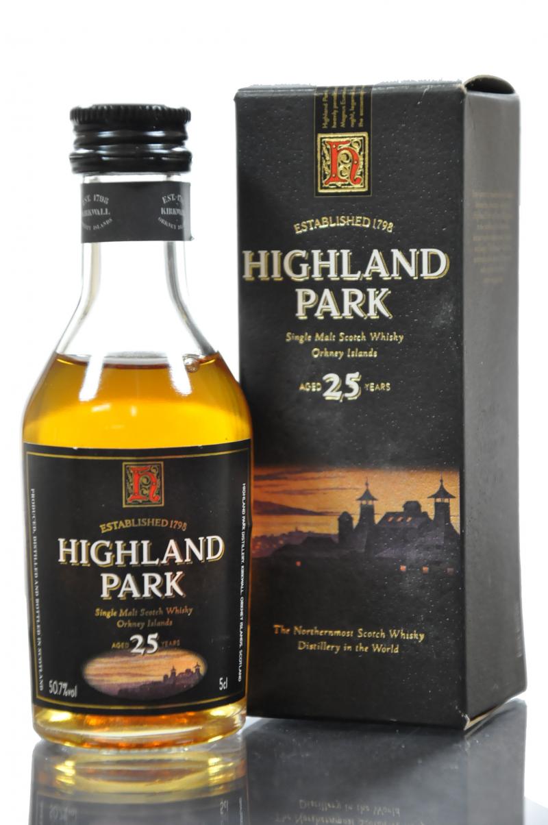 Highland Park 25 Year Old Miniature