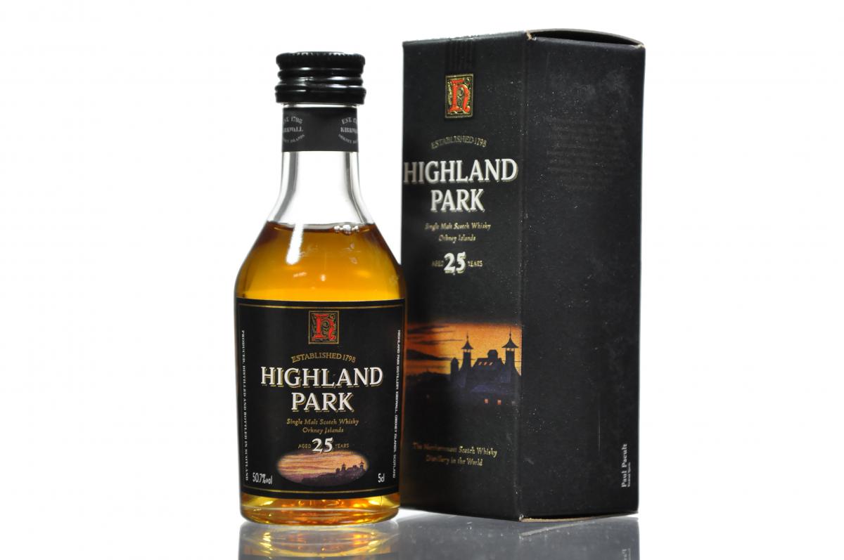 Highland Park 25 Year Old Miniature