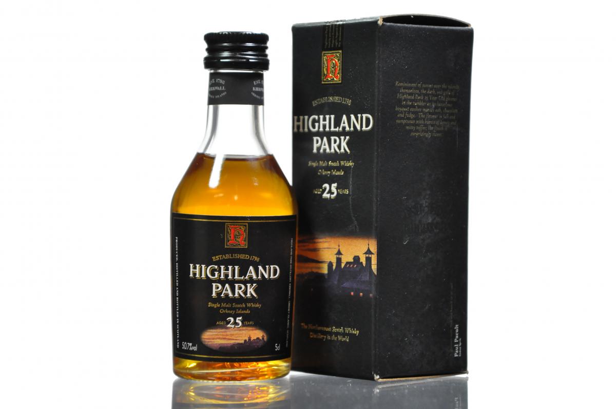 Highland Park 25 Year Old Miniature