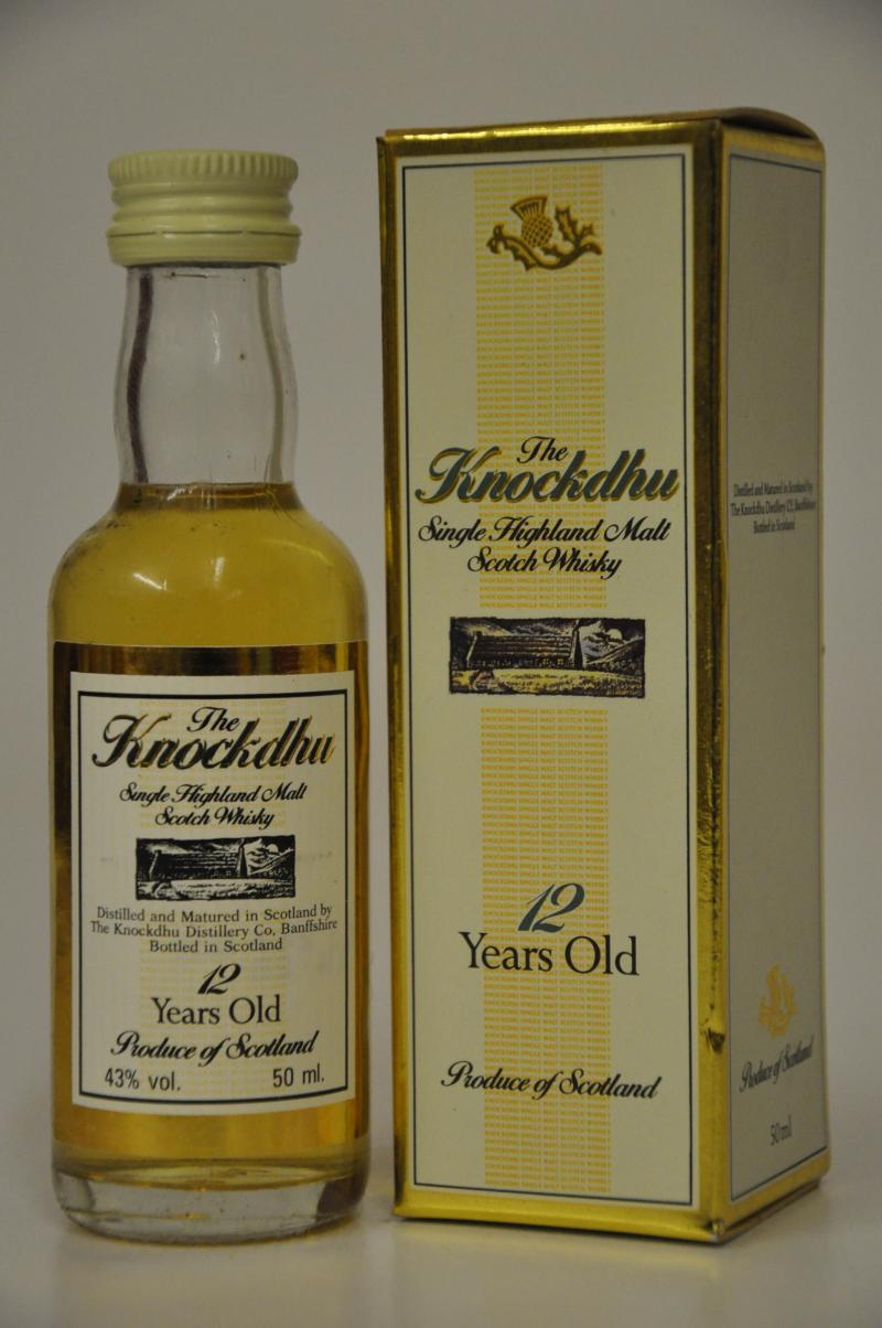 Knockdhu 12 Year Old Miniature