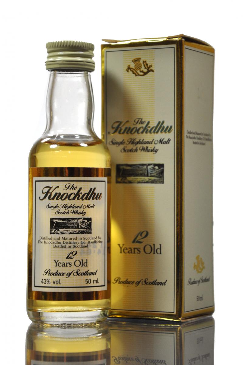 Knockdhu 12 Year Old Miniature