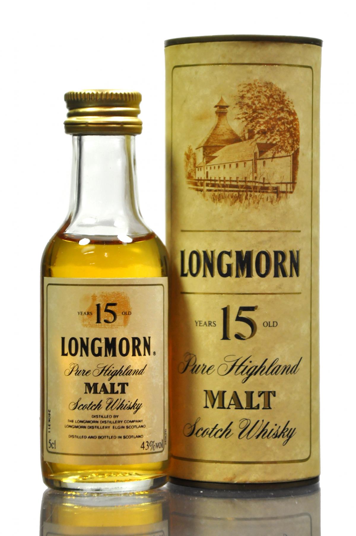 Longmorn 15 Year Old Miniature
