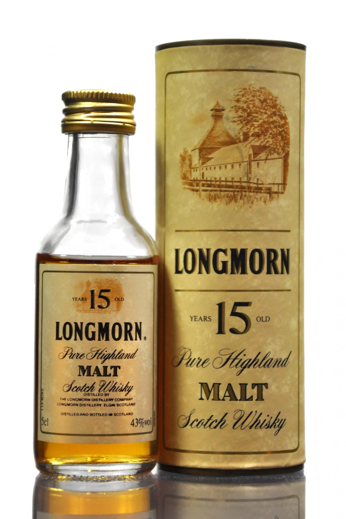 Longmorn 15 Year Old Miniature