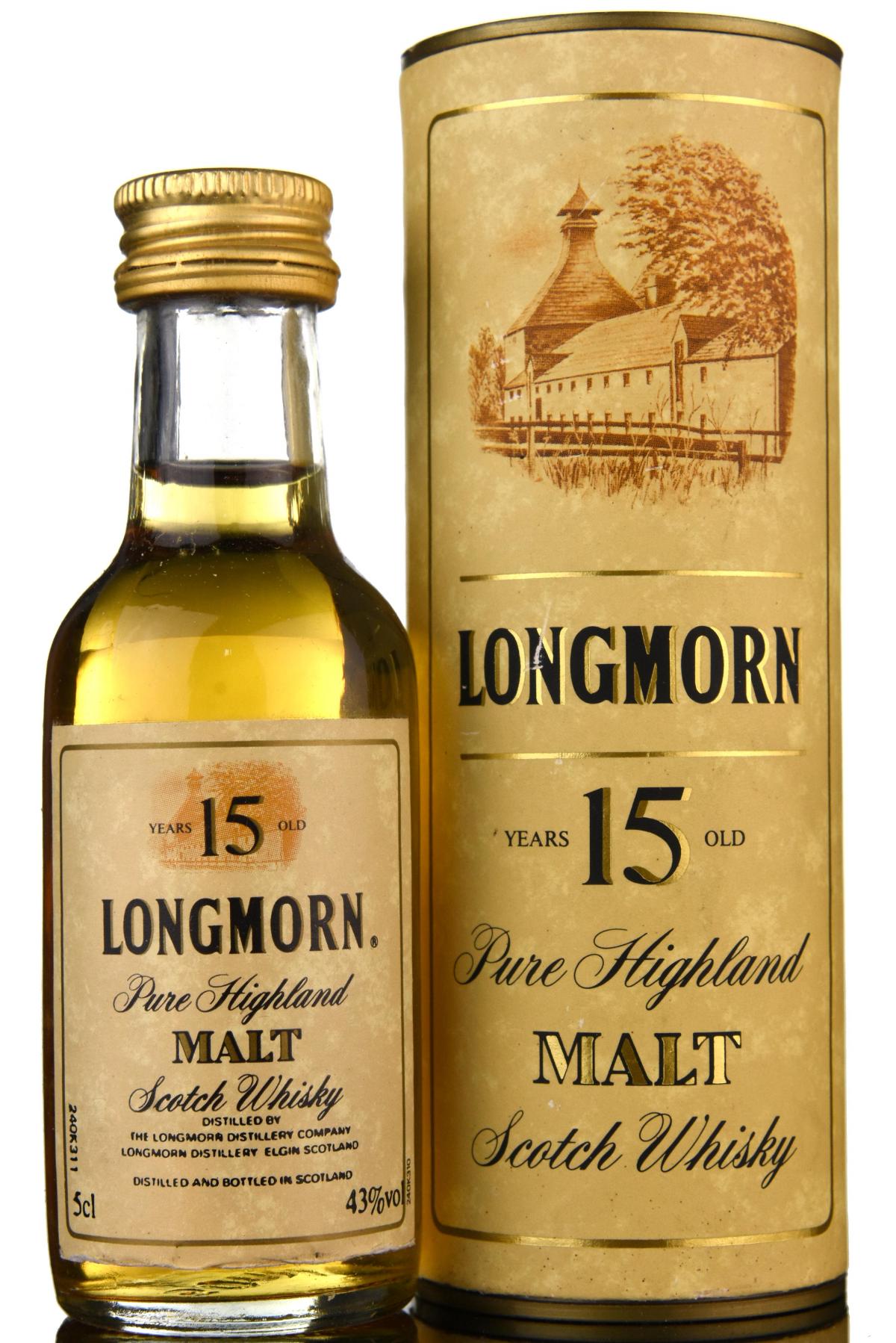 Longmorn 15 Year Old Miniature