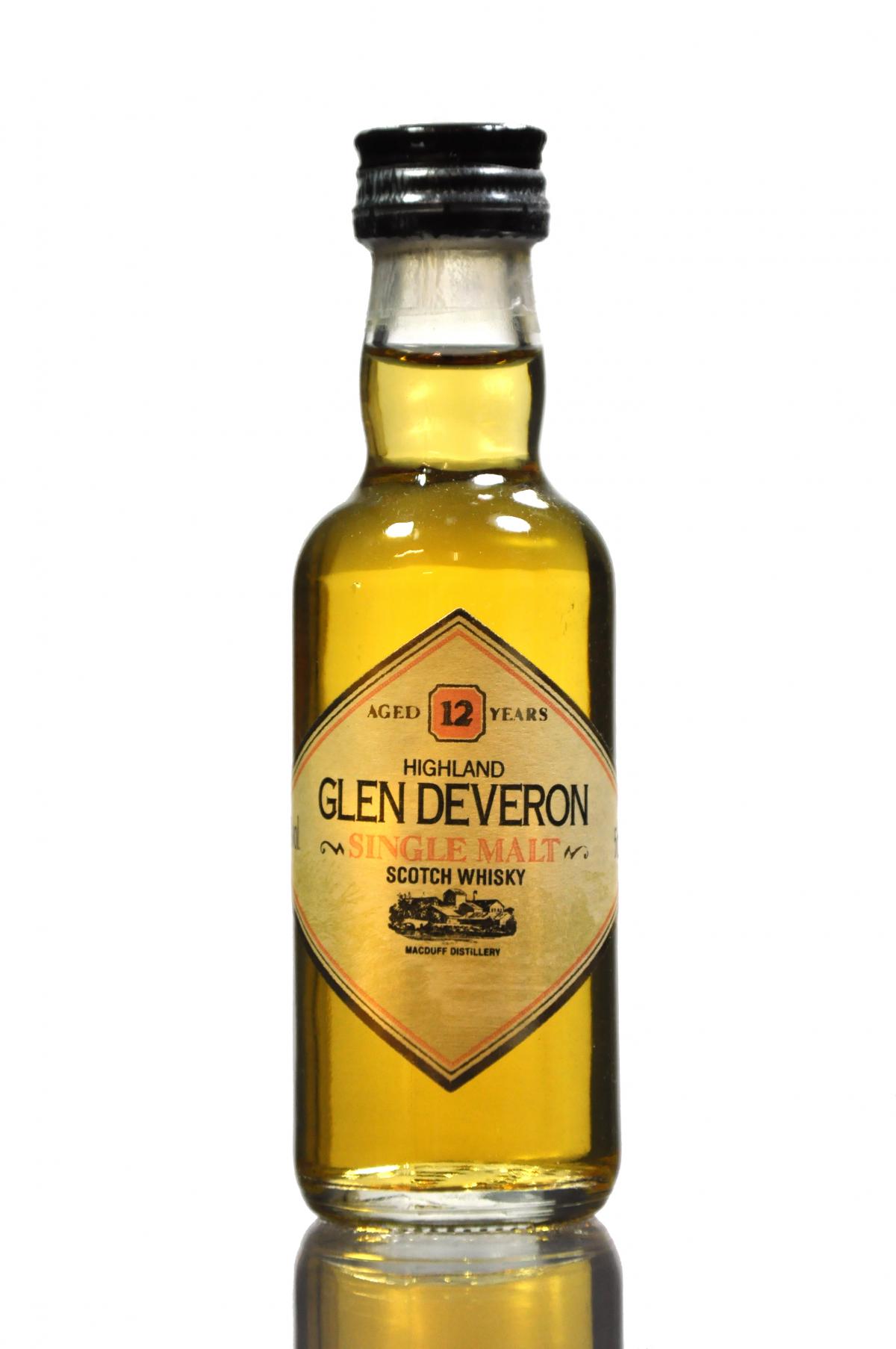 Glen Deveron 12 Year Old Miniature