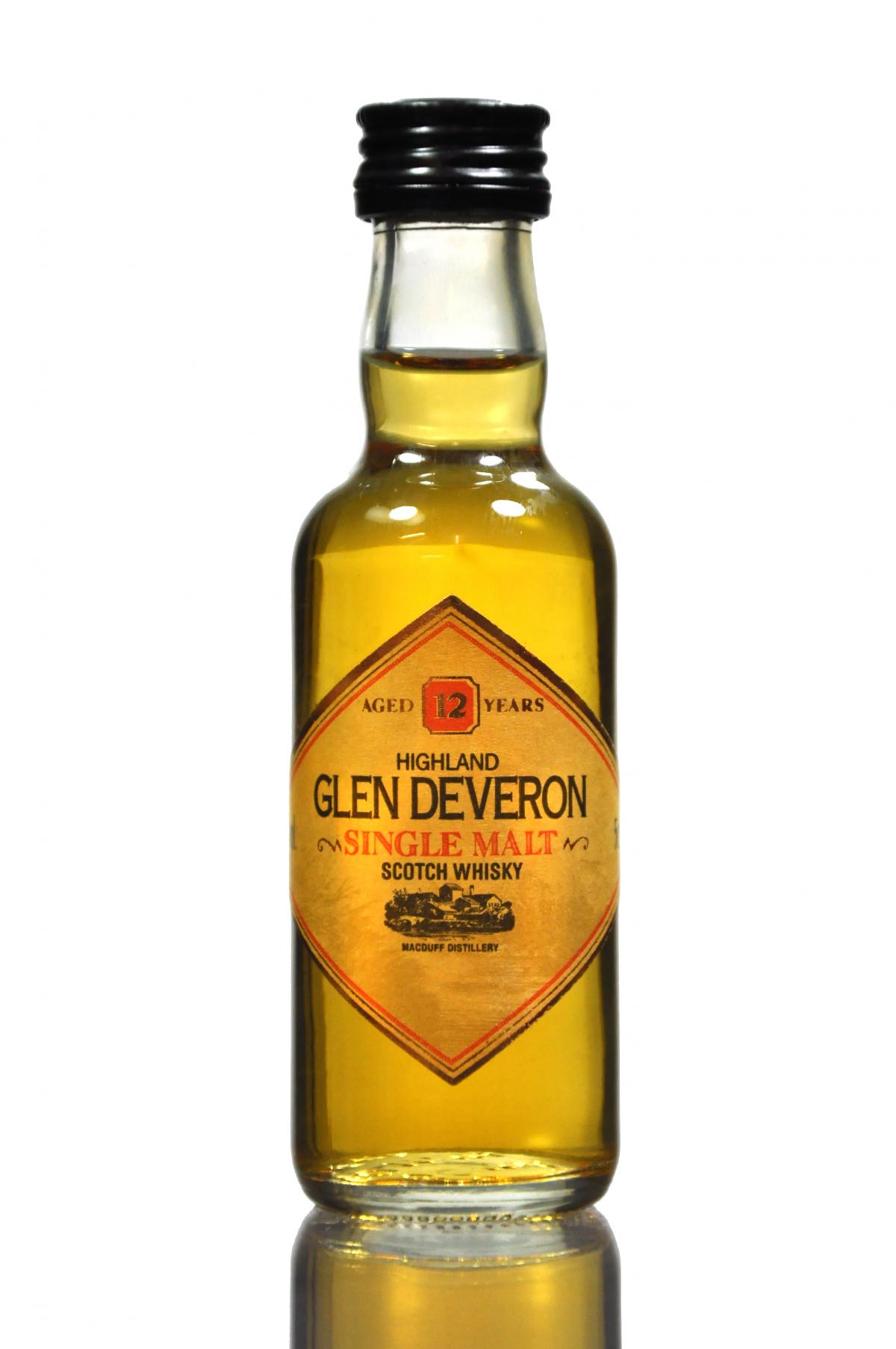 Glen Deveron 12 Year Old Miniature