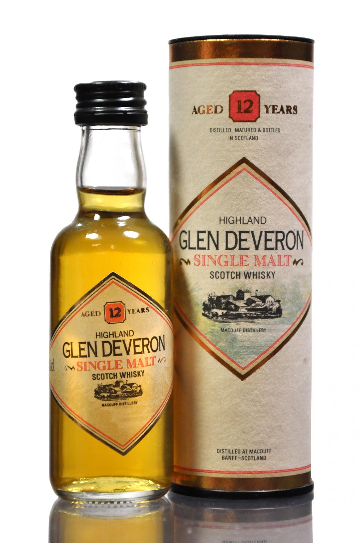 Glen Deveron 12 Year Old Miniature