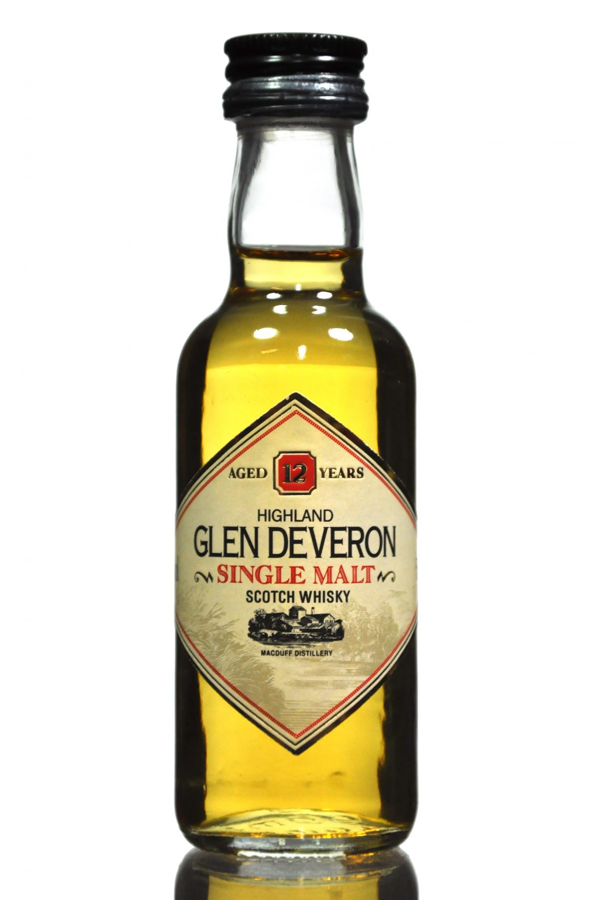 Glen Deveron 12 Year Old Miniature
