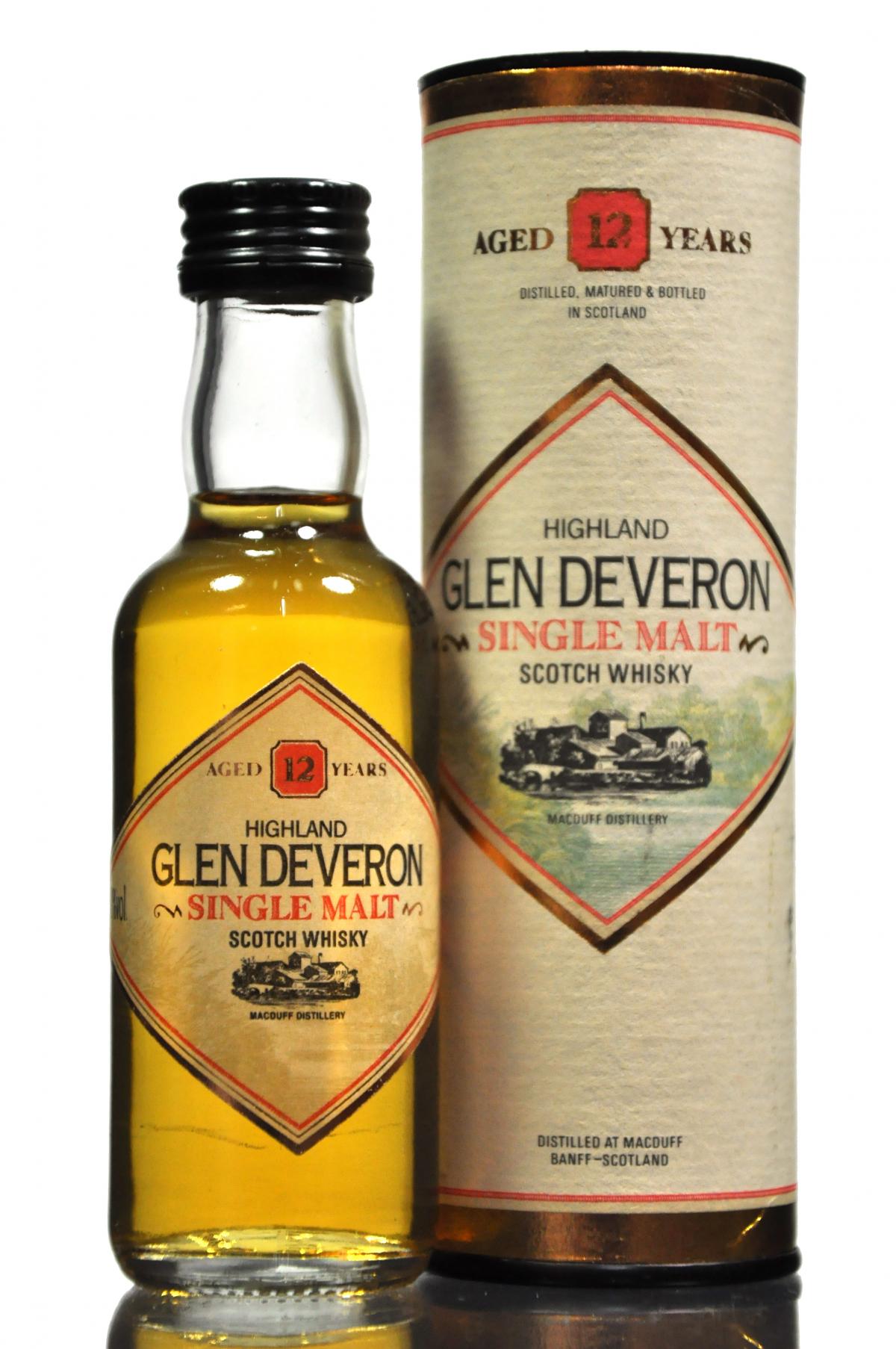 Glen Deveron 12 Year Old Miniature