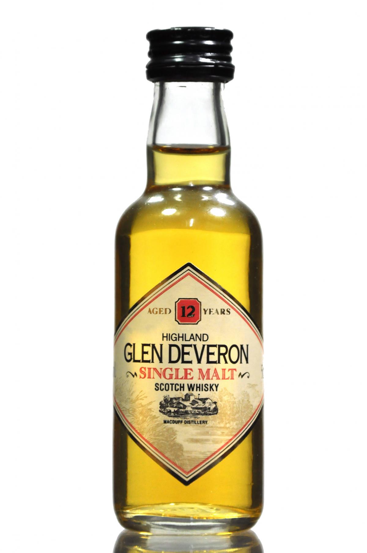 Glen Deveron 12 Year Old Miniature