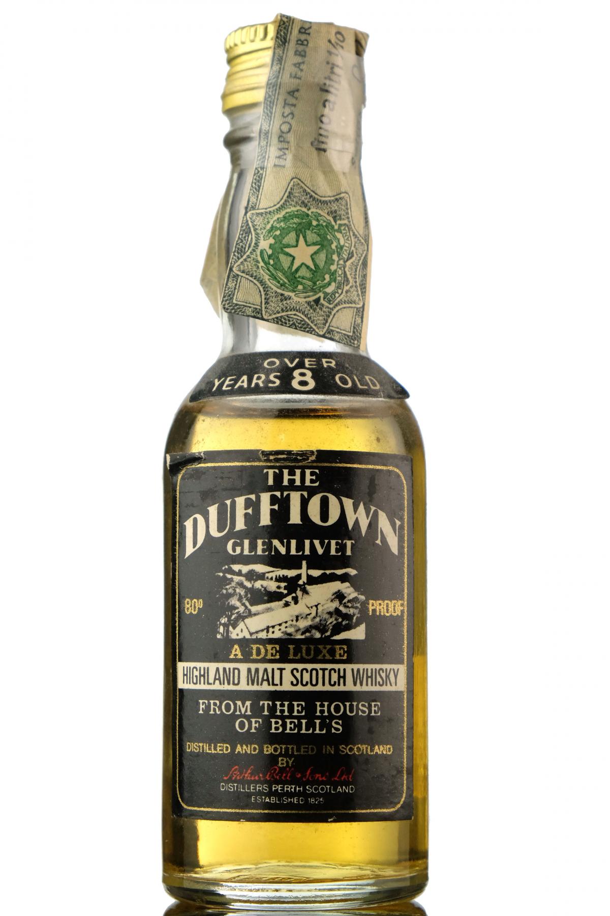 Dufftown-Glenlivet 8 year old - 80 Proof Miniature