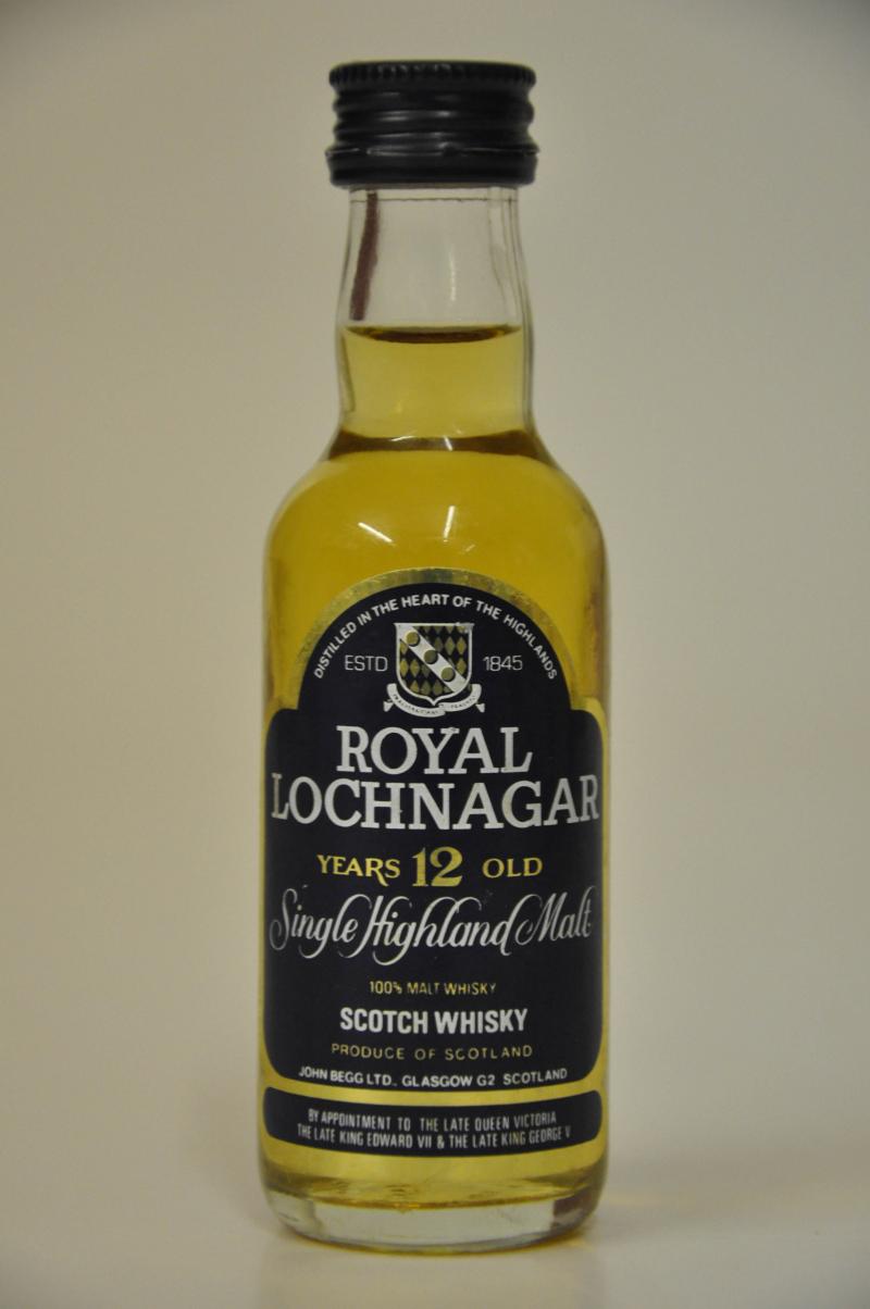 Royal Lochnagar 12 Year Old Miniature