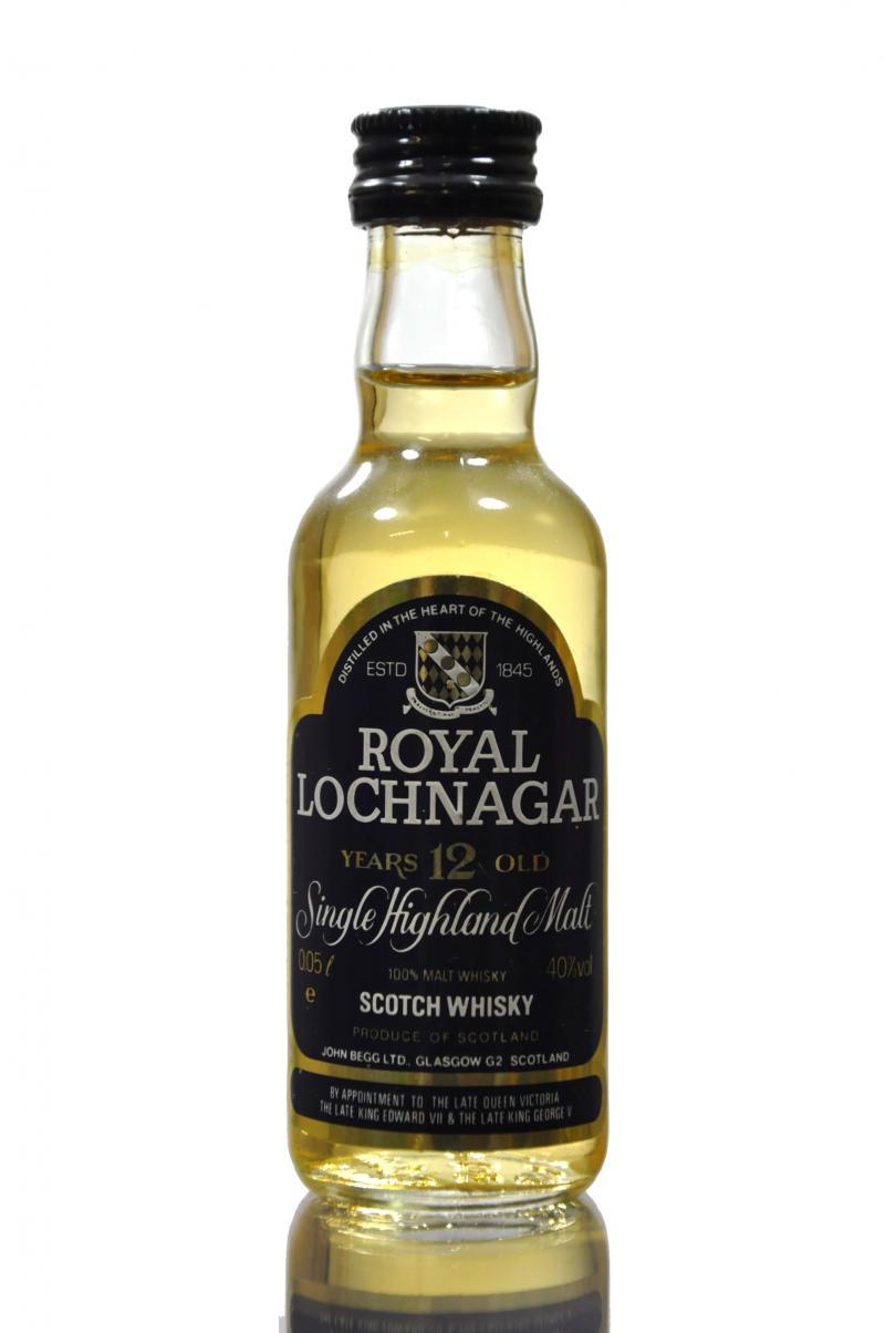 Royal Lochnagar 12 Year Old Miniature
