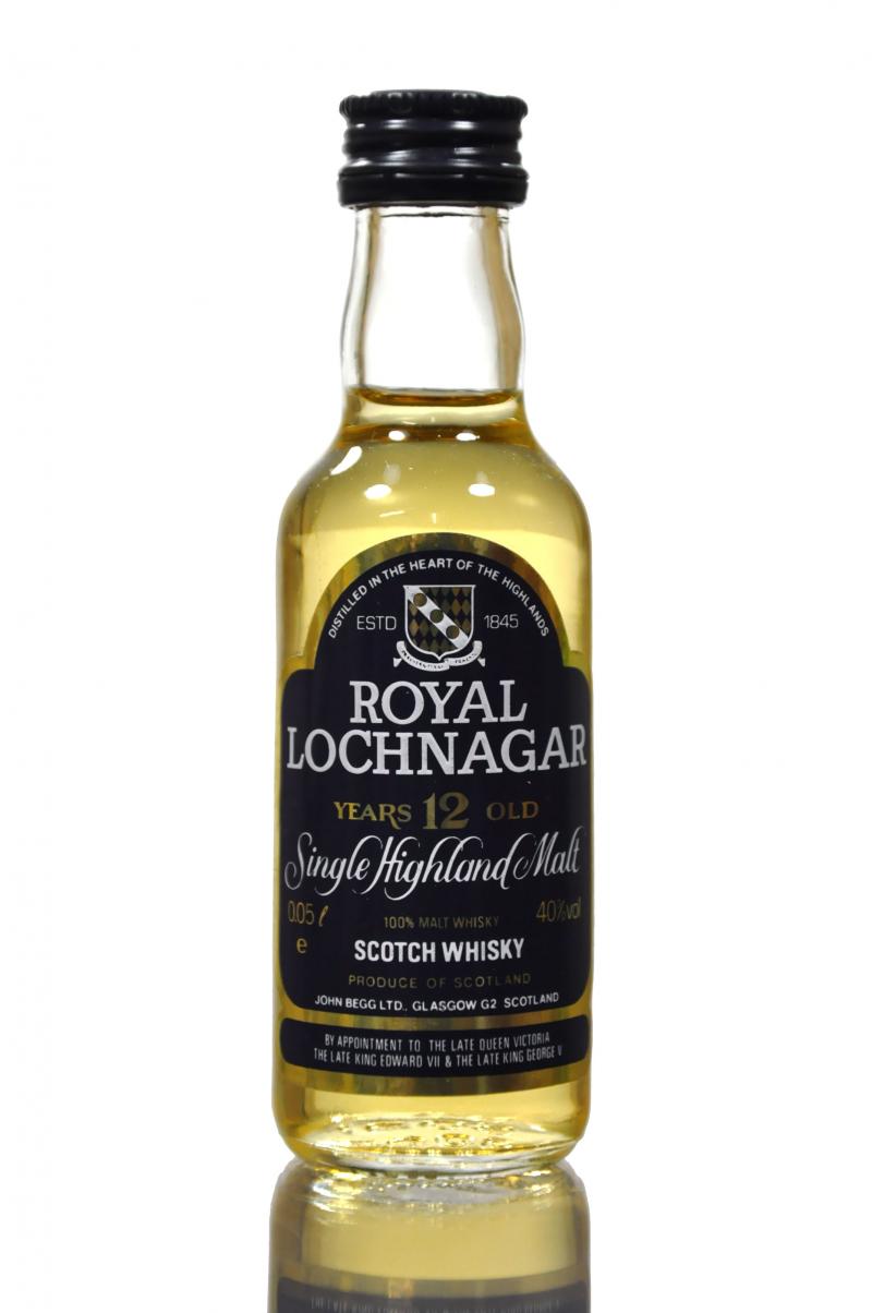 Royal Lochnagar 12 Year Old Miniature