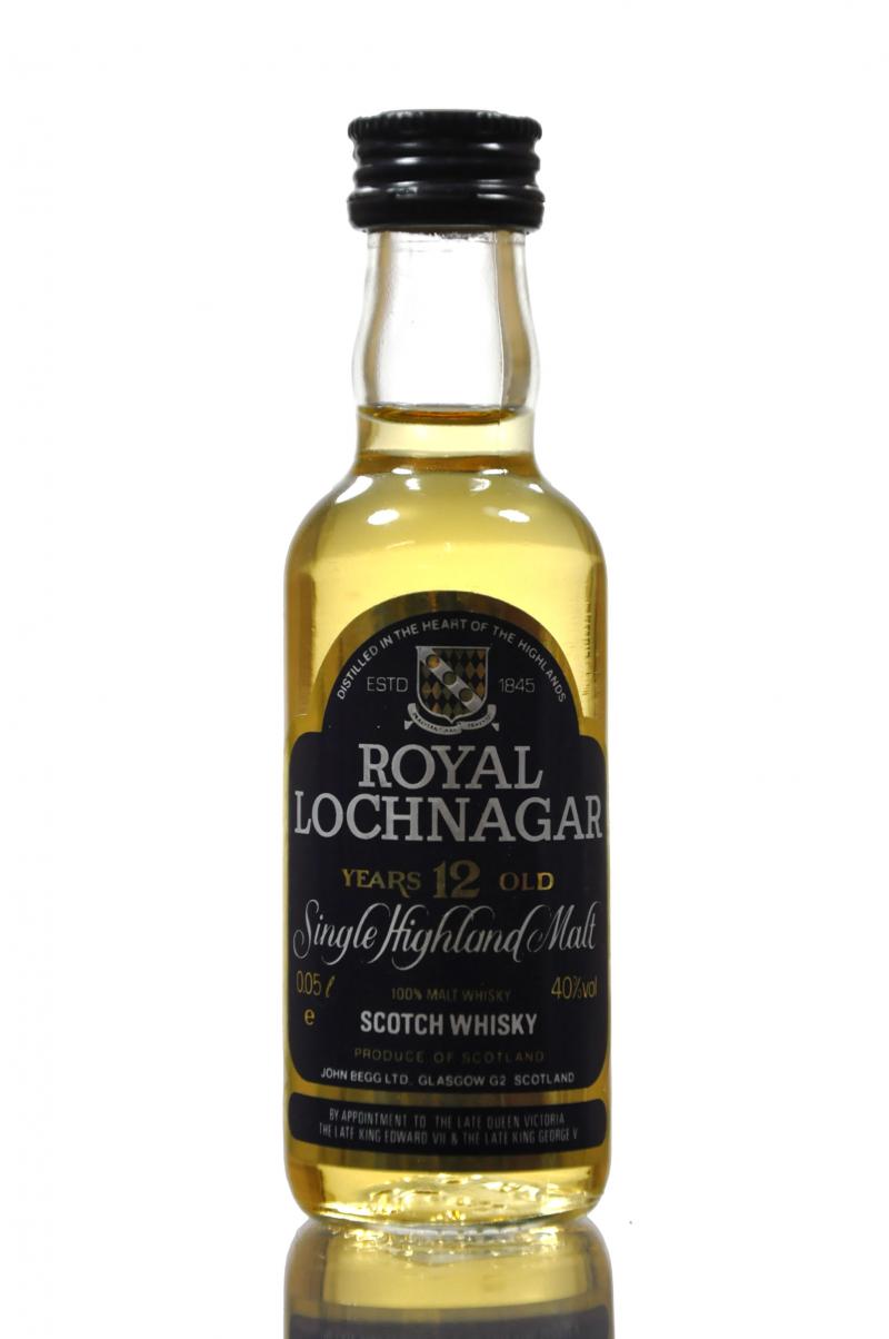 Royal Lochnagar 12 Year Old Miniature