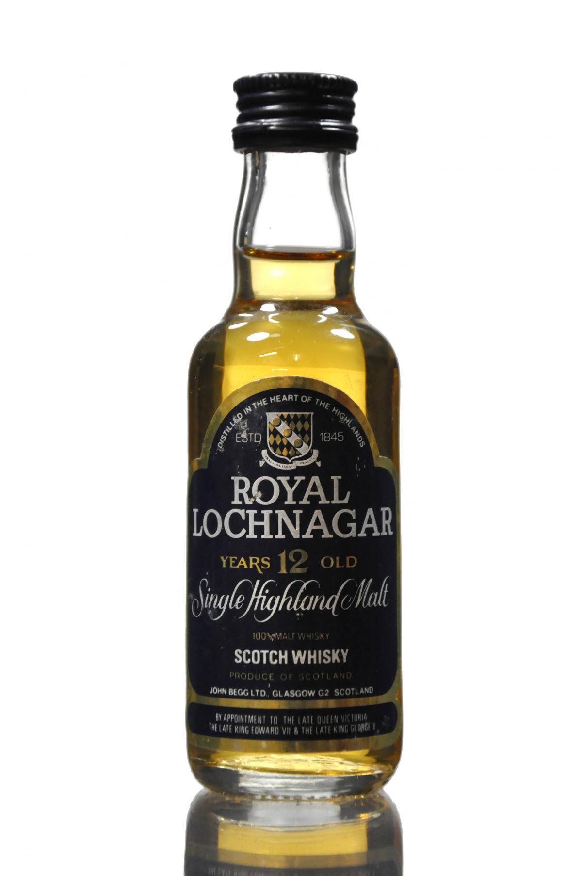 Royal Lochnagar 12 Year Old Miniature