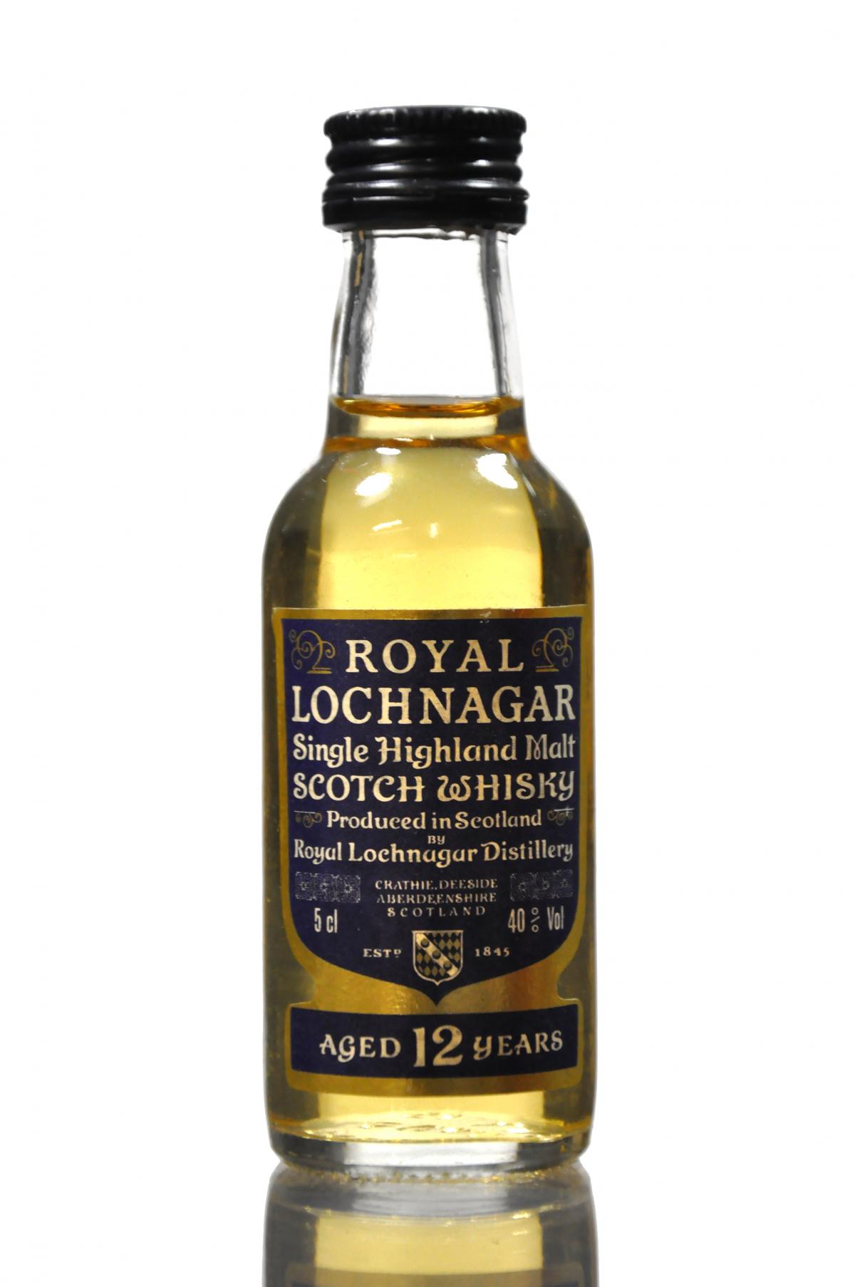 Royal Lochnagar 12 Year Old Miniature