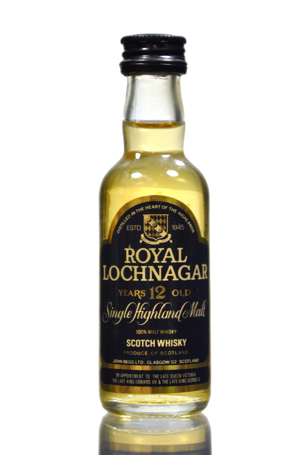 Royal Lochnagar 12 Year Old Miniature