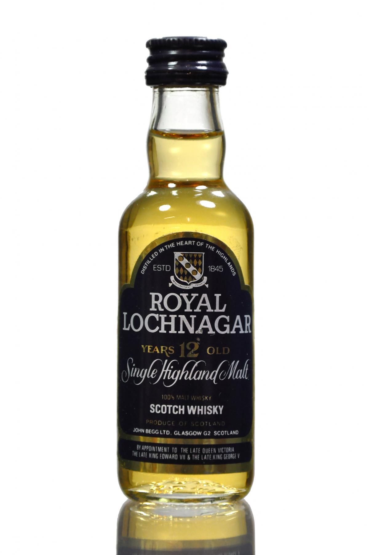 Royal Lochnagar 12 Year Old Miniature