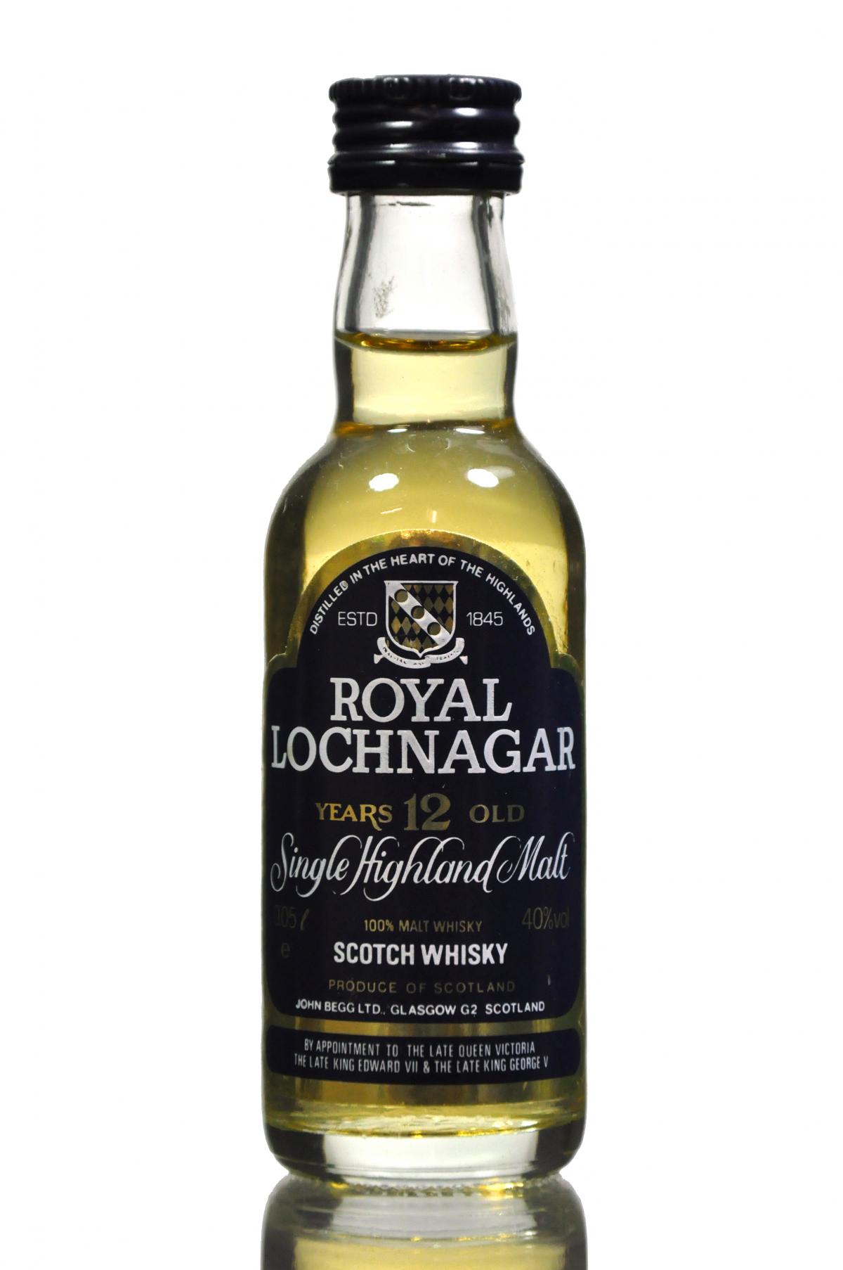 Royal Lochnagar 12 Year Old Miniature