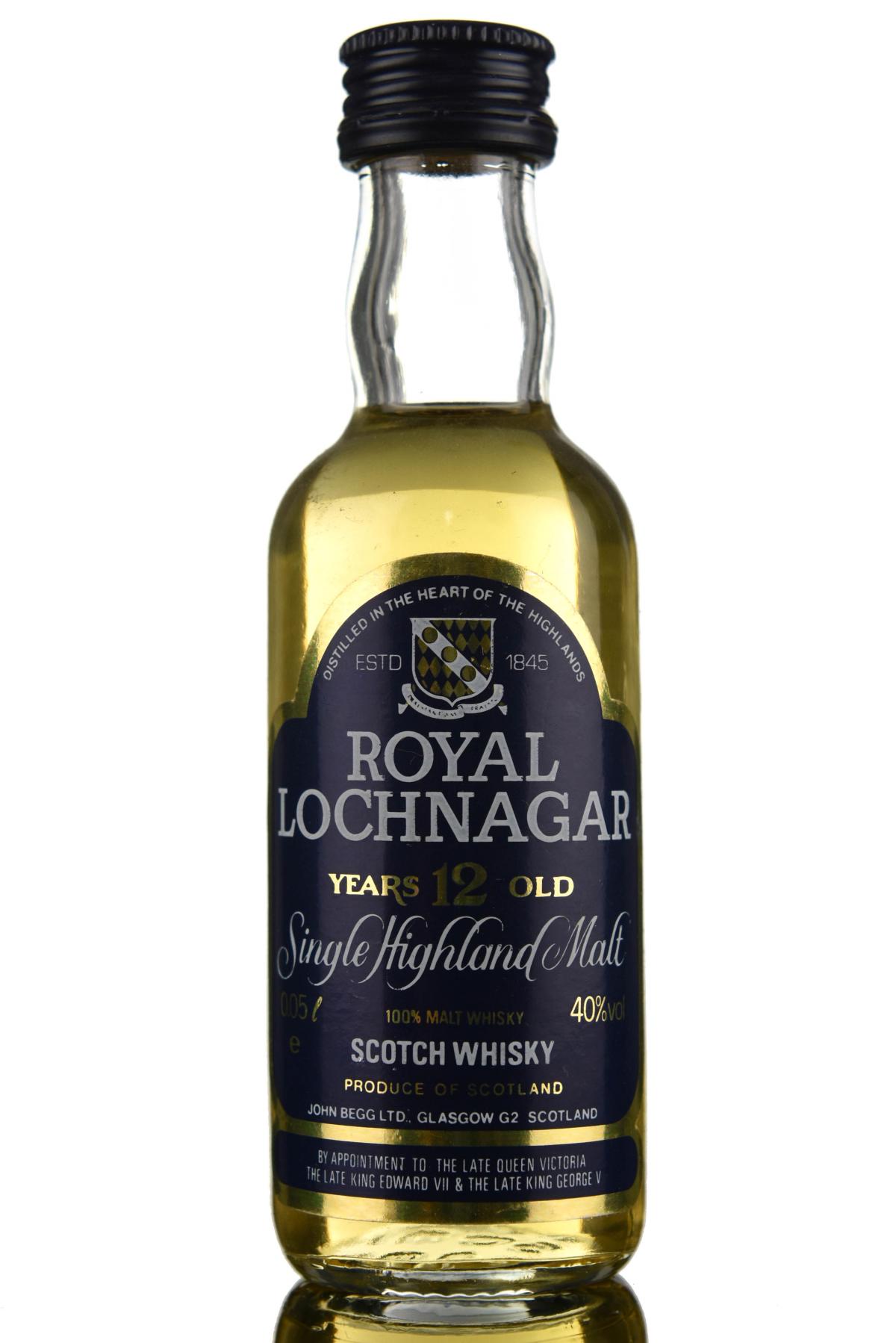 Royal Lochnagar 12 Year Old Miniature