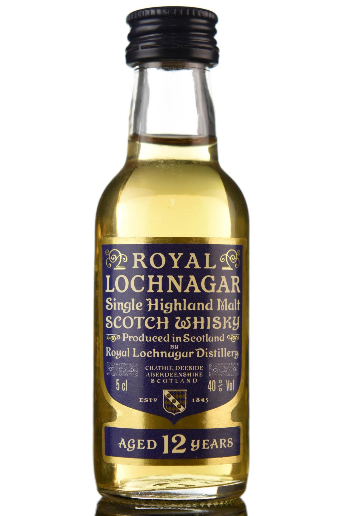 Royal Lochnagar 12 Year Old Miniature