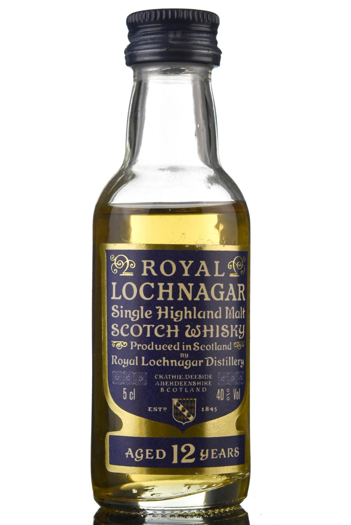 Royal Lochnagar 12 Year Old Miniature