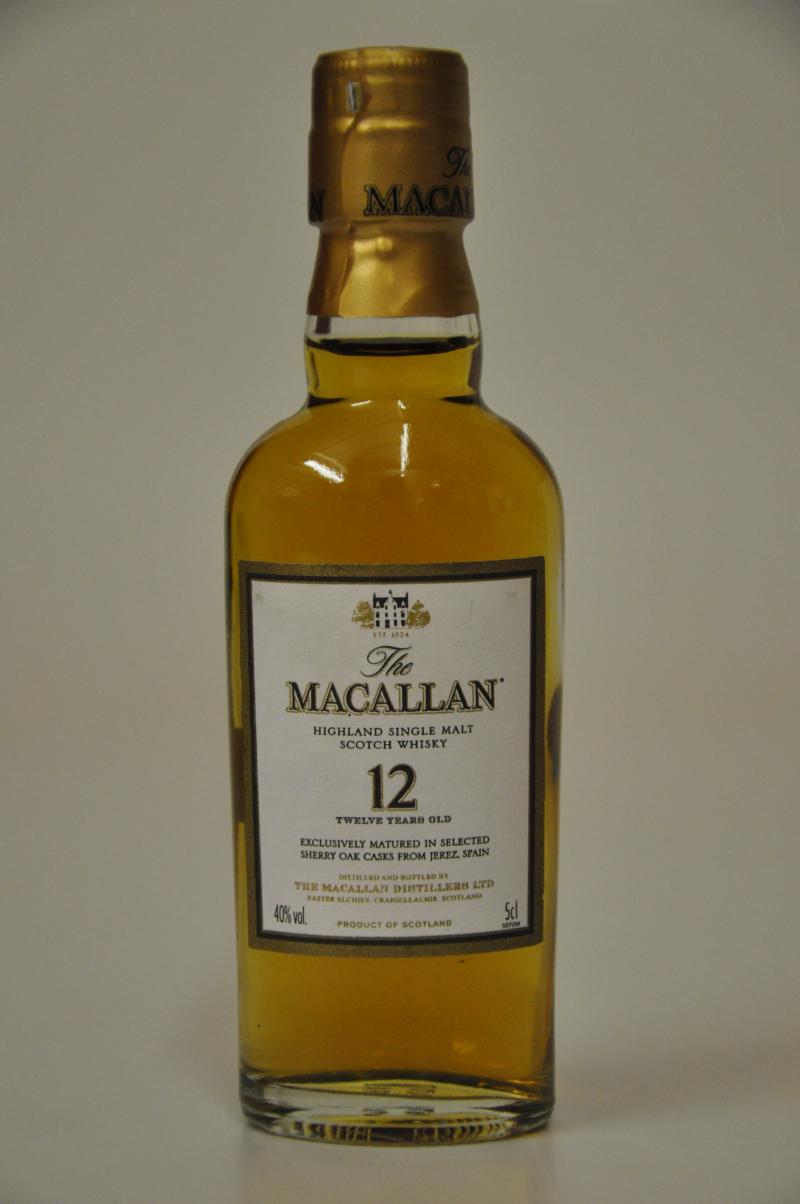 Macallan 12 Year Old Miniature