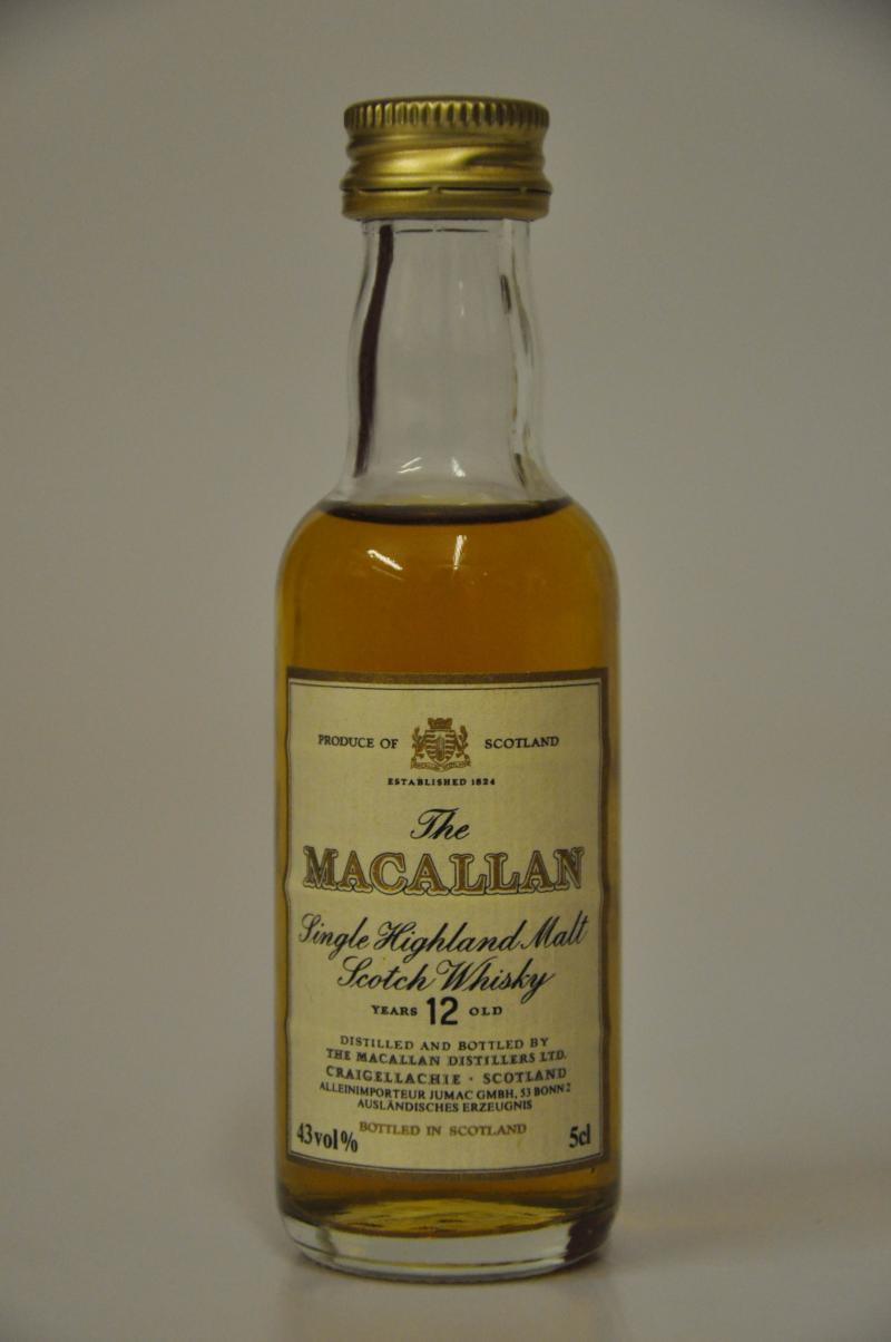 Macallan 12 Year Old Miniature