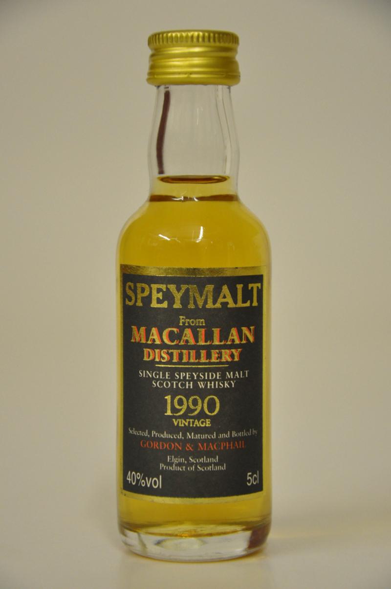 Macallan 1990 Speymalt - Gordon & MacPhail Miniature
