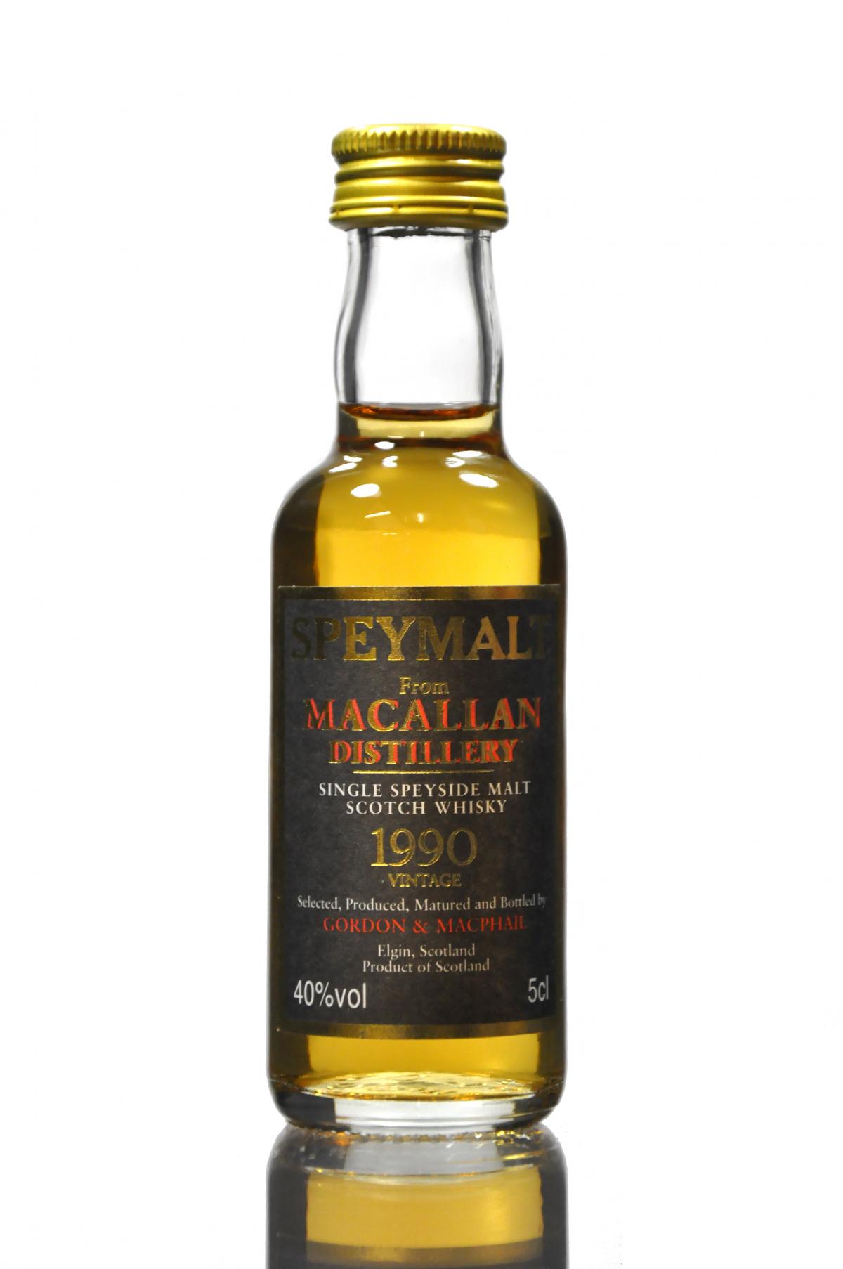 Macallan 1990 Speymalt - Gordon & MacPhail Miniature