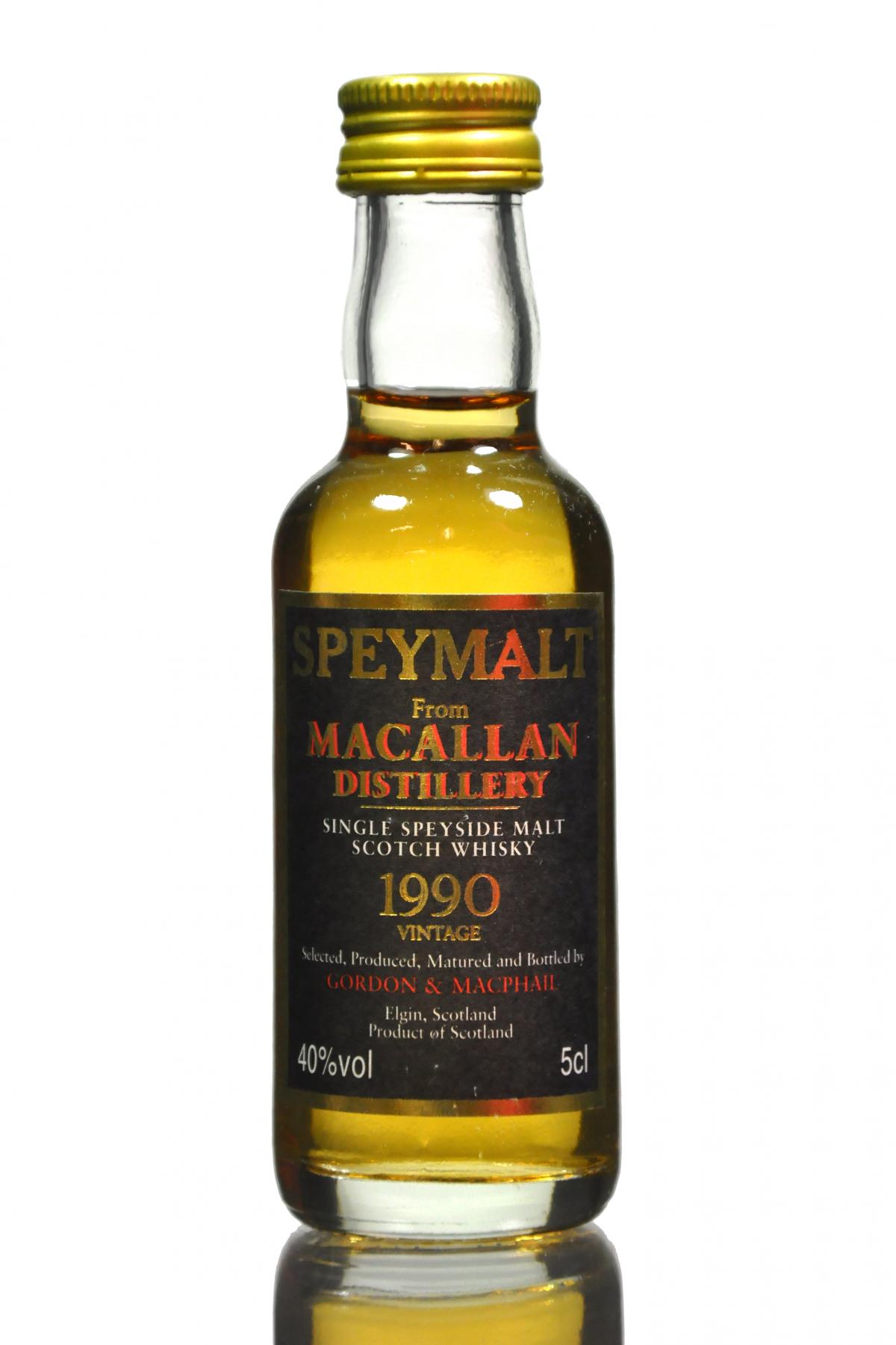Macallan 1990 Speymalt - Gordon & MacPhail Miniature