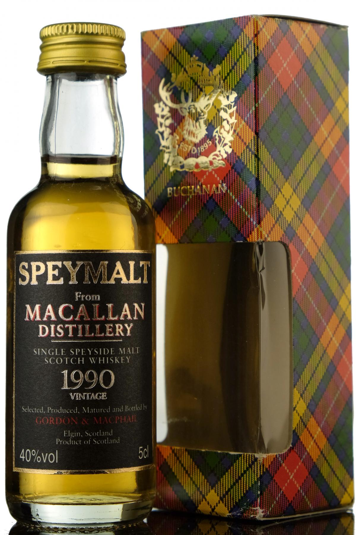 Macallan 1990 Speymalt - Gordon & MacPhail Miniature