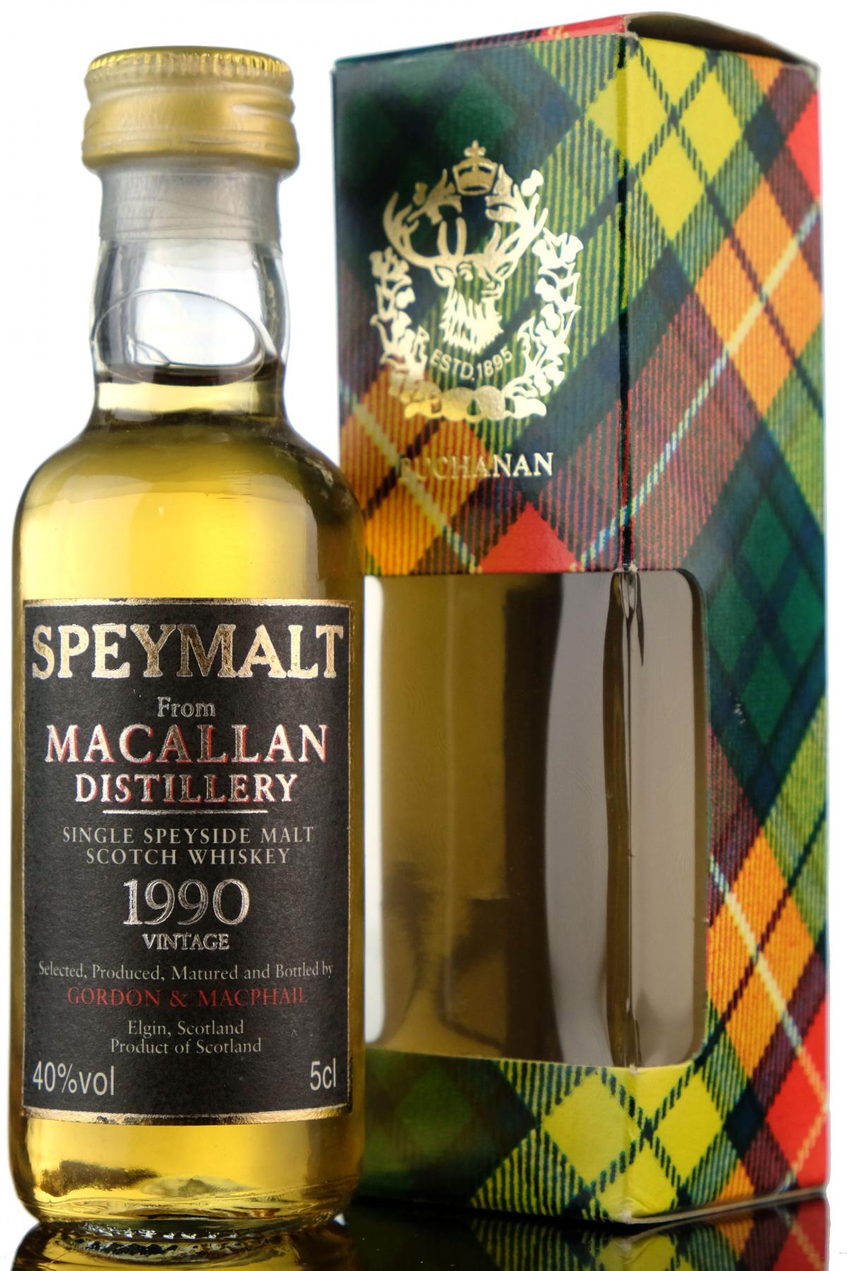 Macallan 1990 Speymalt - Gordon & MacPhail Miniature