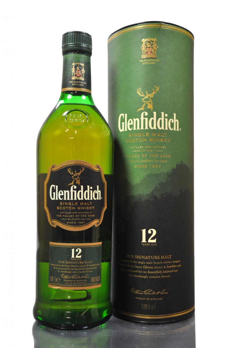 Glenfiddich 12 Year Old - 1 Litre