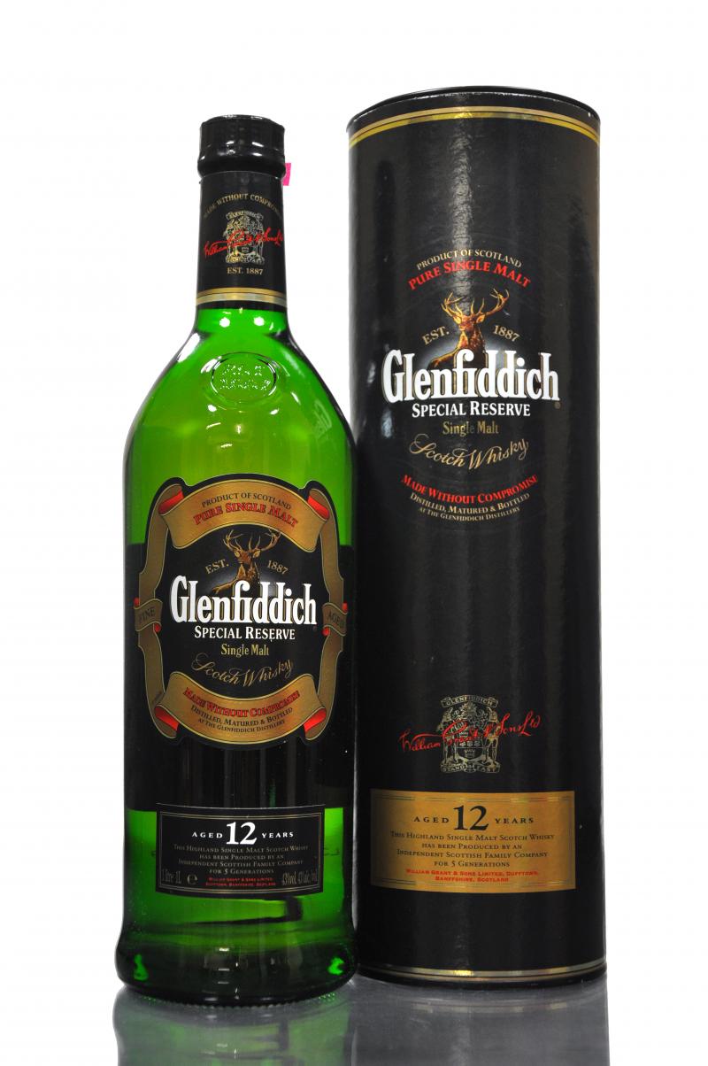 Glenfiddich 12 Year Old - 1 Litre