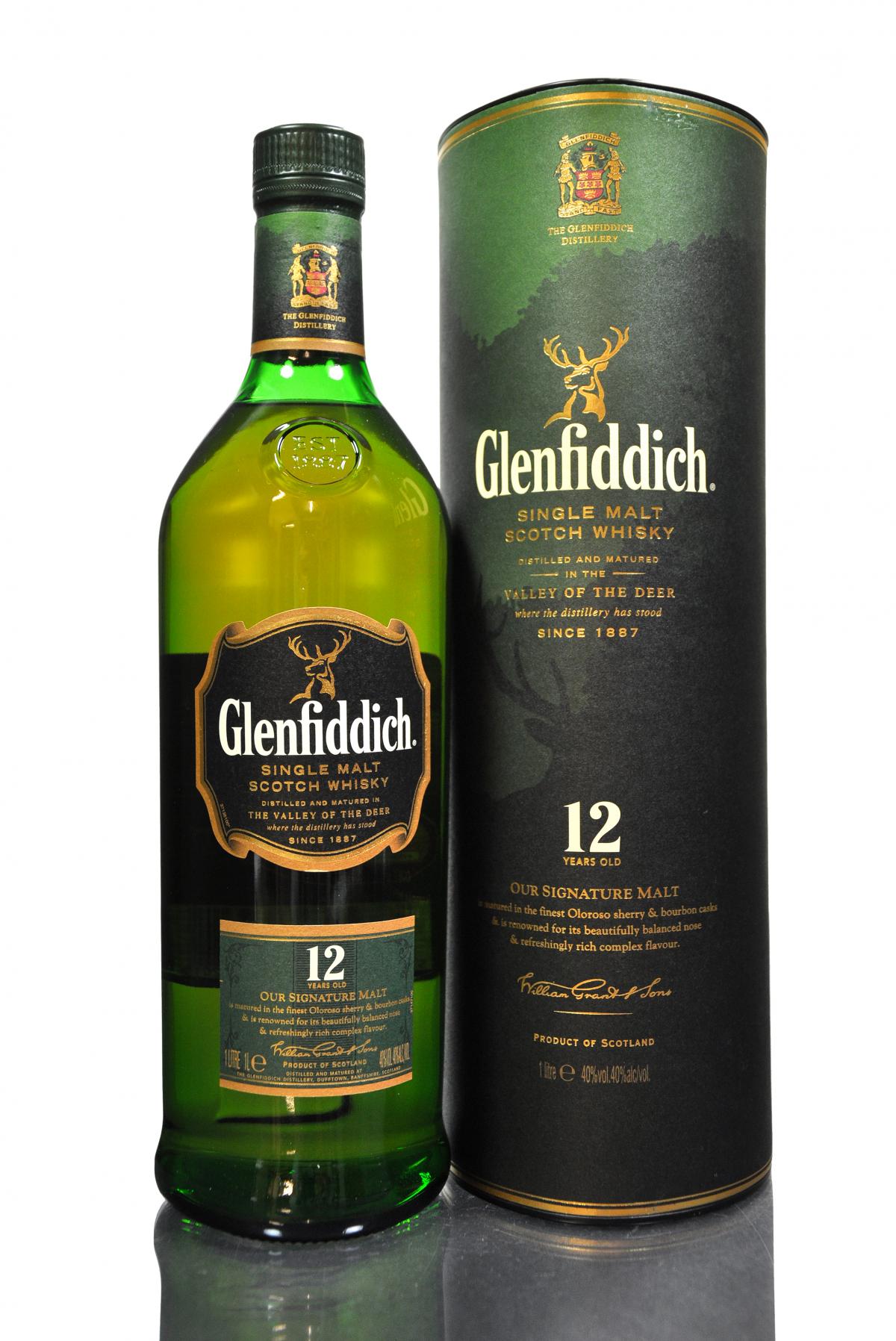 Glenfiddich 12 Year Old - 1 Litre