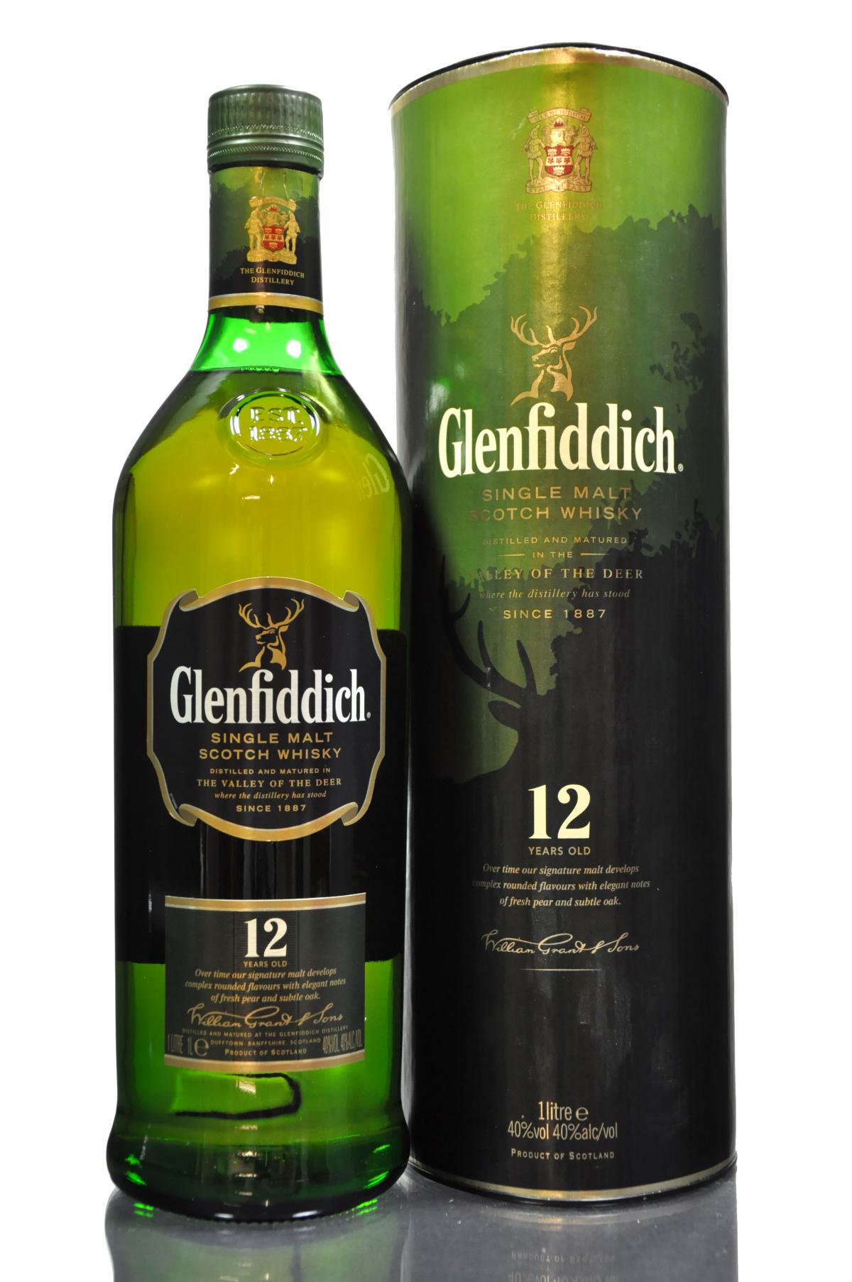 Glenfiddich 12 Year Old - 1 Litre